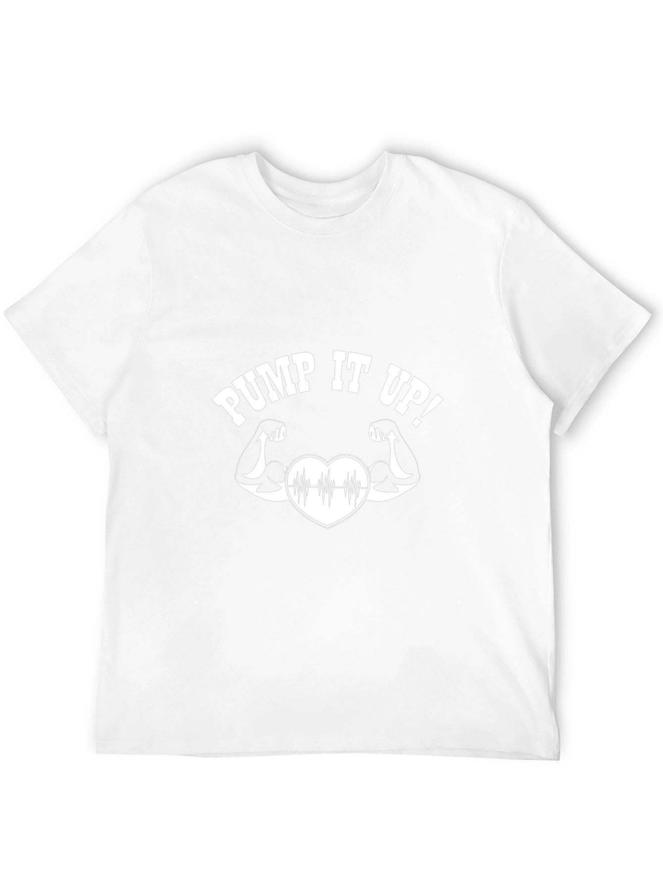 Pump It Up T-Shirt: Heart & Muscle Power