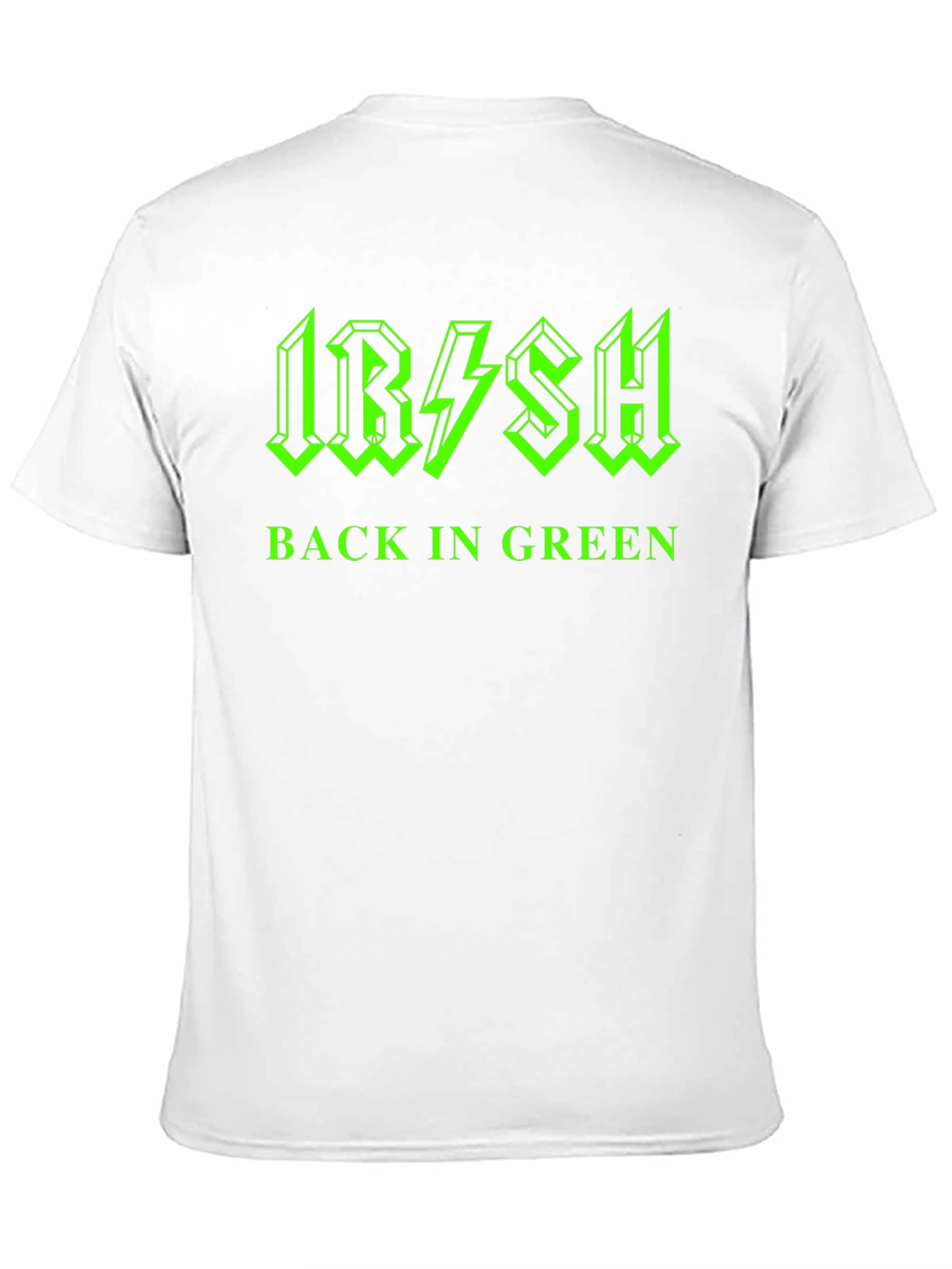 Irish Back in Green Black T-Shirt