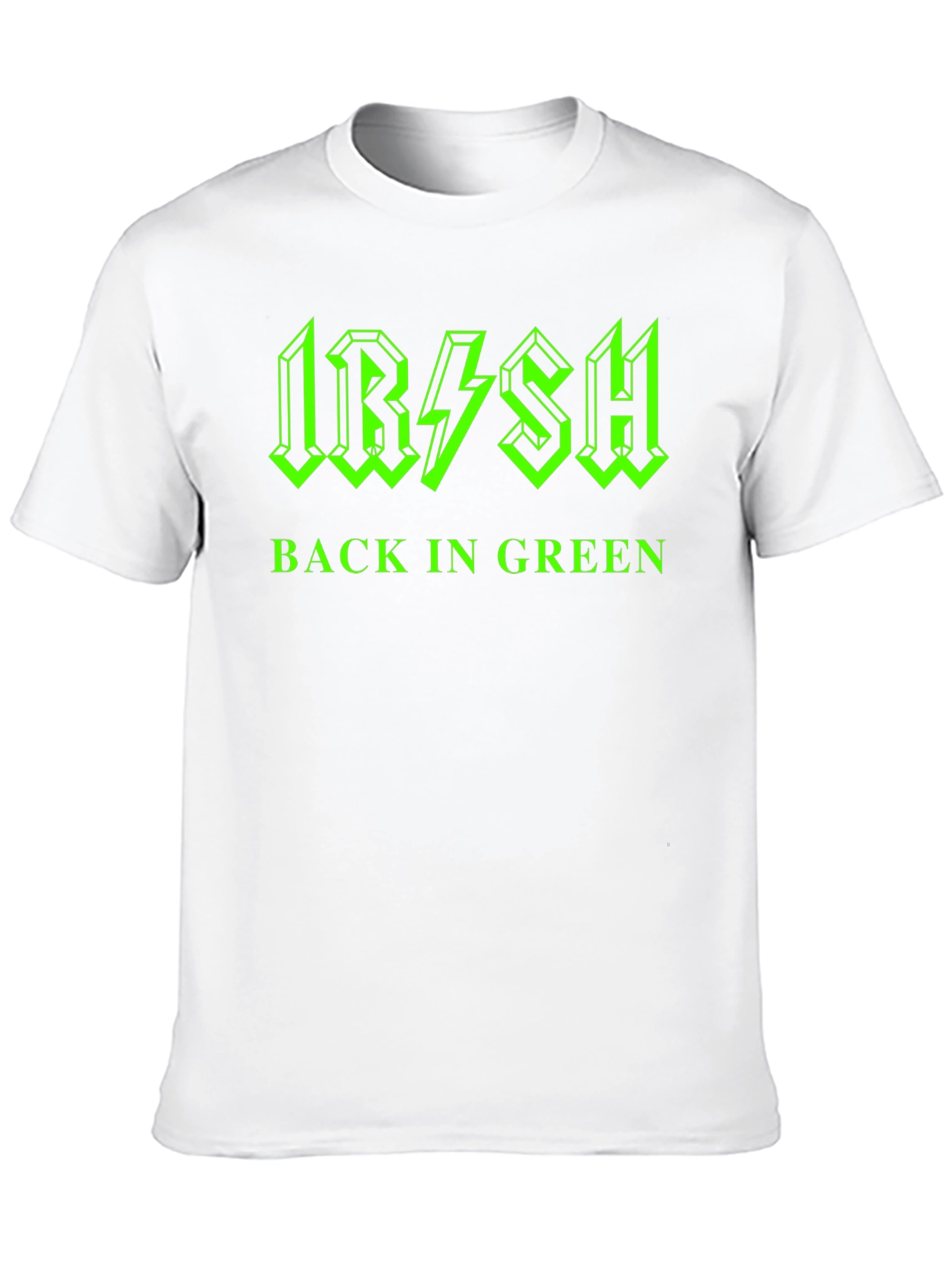 Irish Back in Green Black T-Shirt