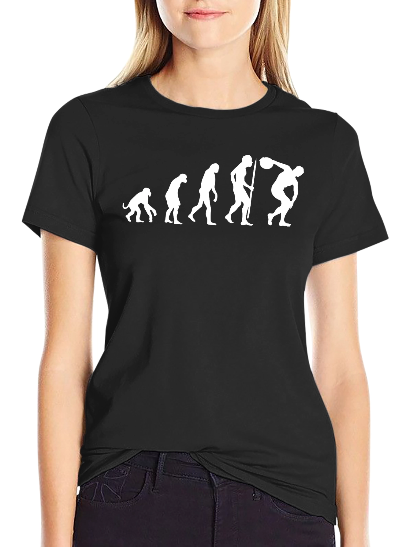 Evolution of Disc Golf T-Shirt