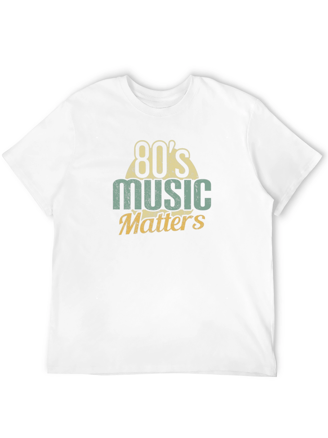 80s Music Matters Graphic T-Shirt - Retro Style