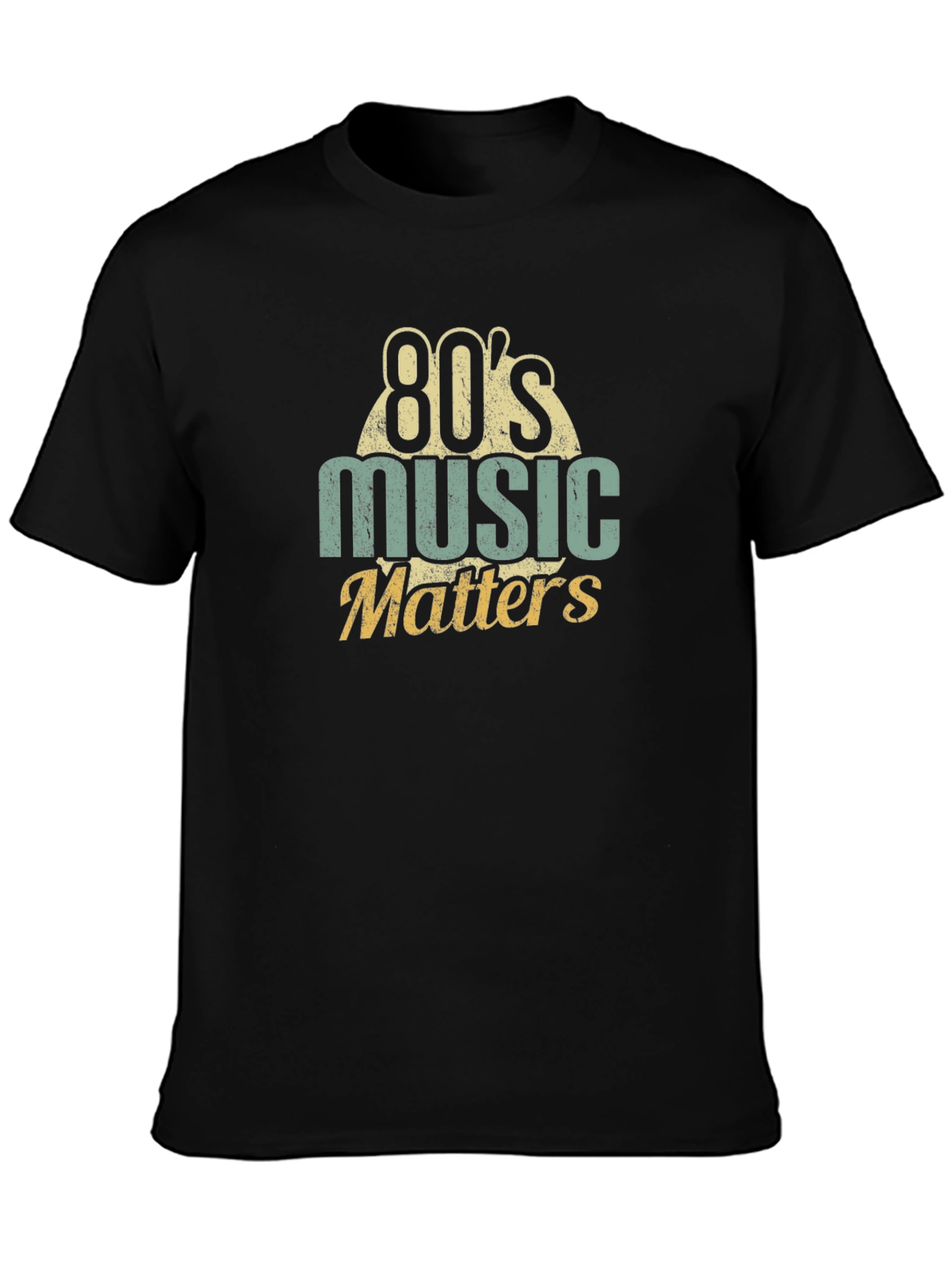 80s Music Matters Graphic T-Shirt - Retro Style