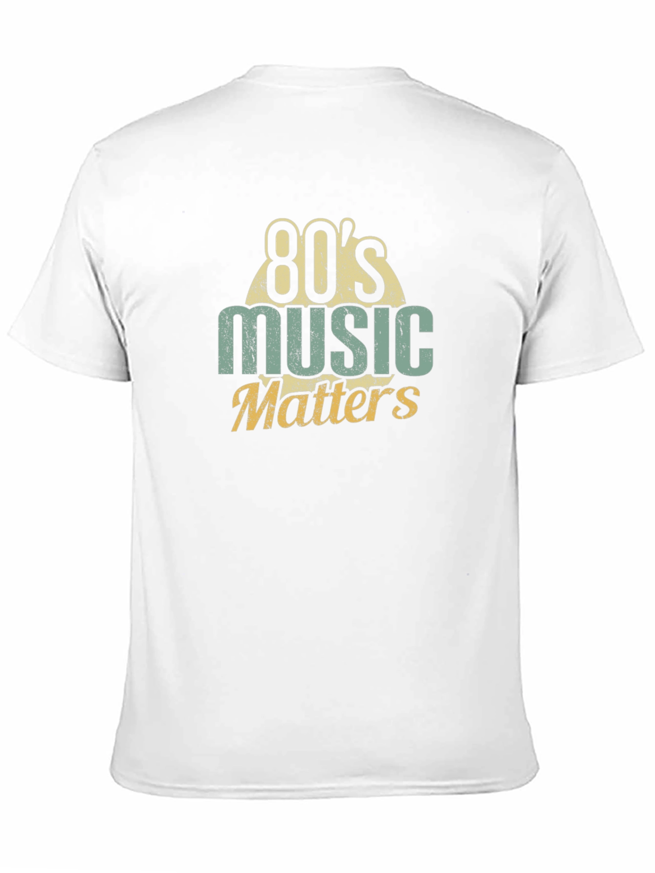 80s Music Matters Graphic T-Shirt - Retro Style