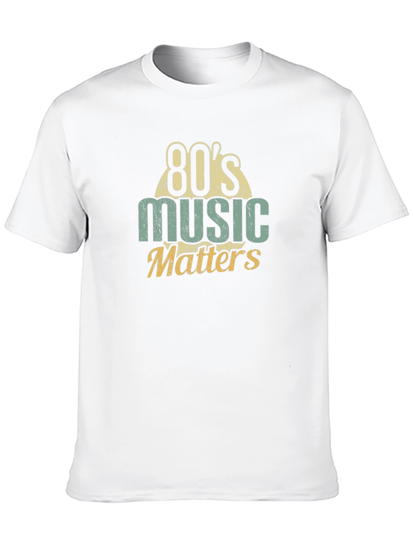 80s Music Matters Graphic T-Shirt - Retro Style