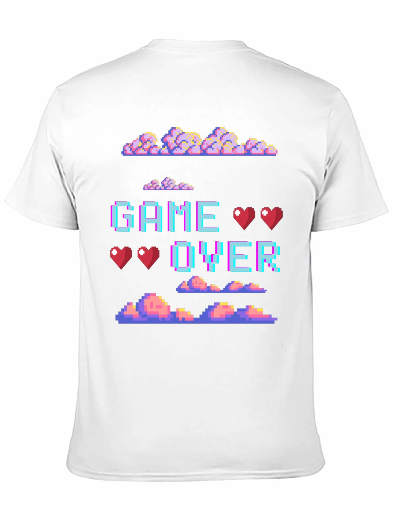 Retro Pixel Game Over Graphic Tee