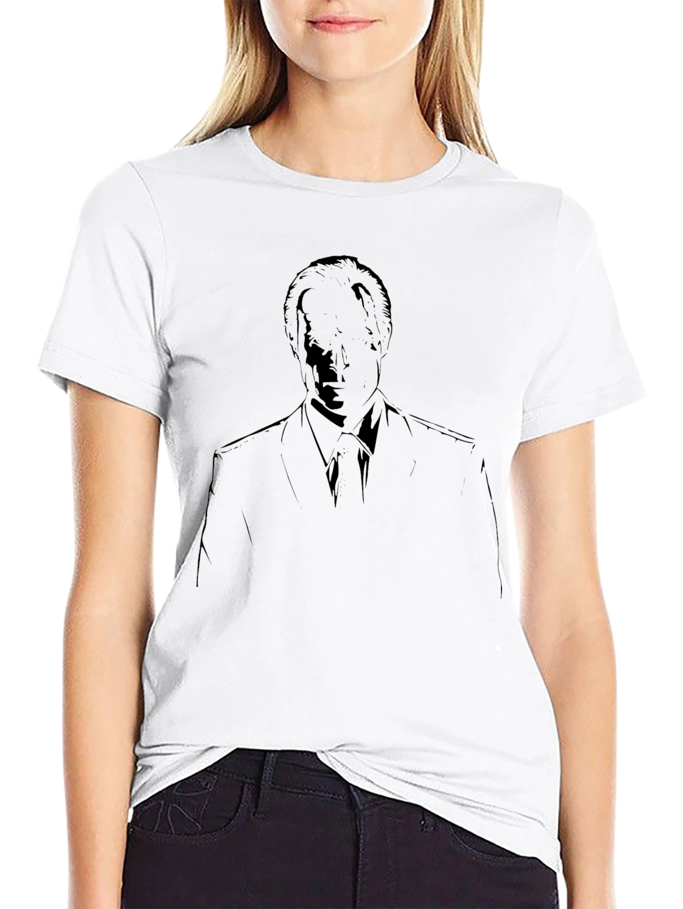Saul Goodman Silhouette Tee - Black Cotton