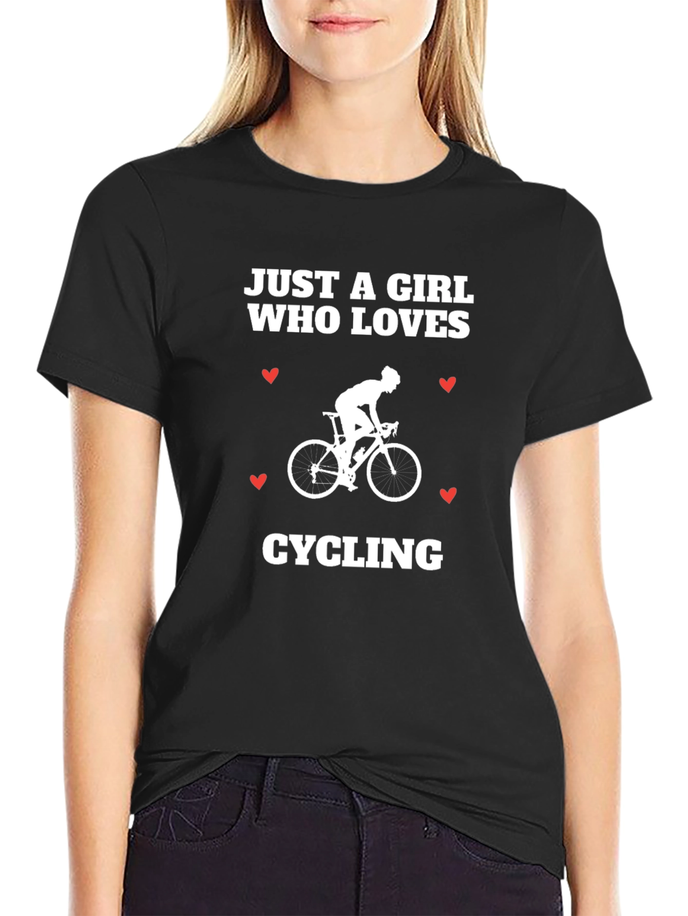 Just A Girl Who Loves Cycling T-Shirt