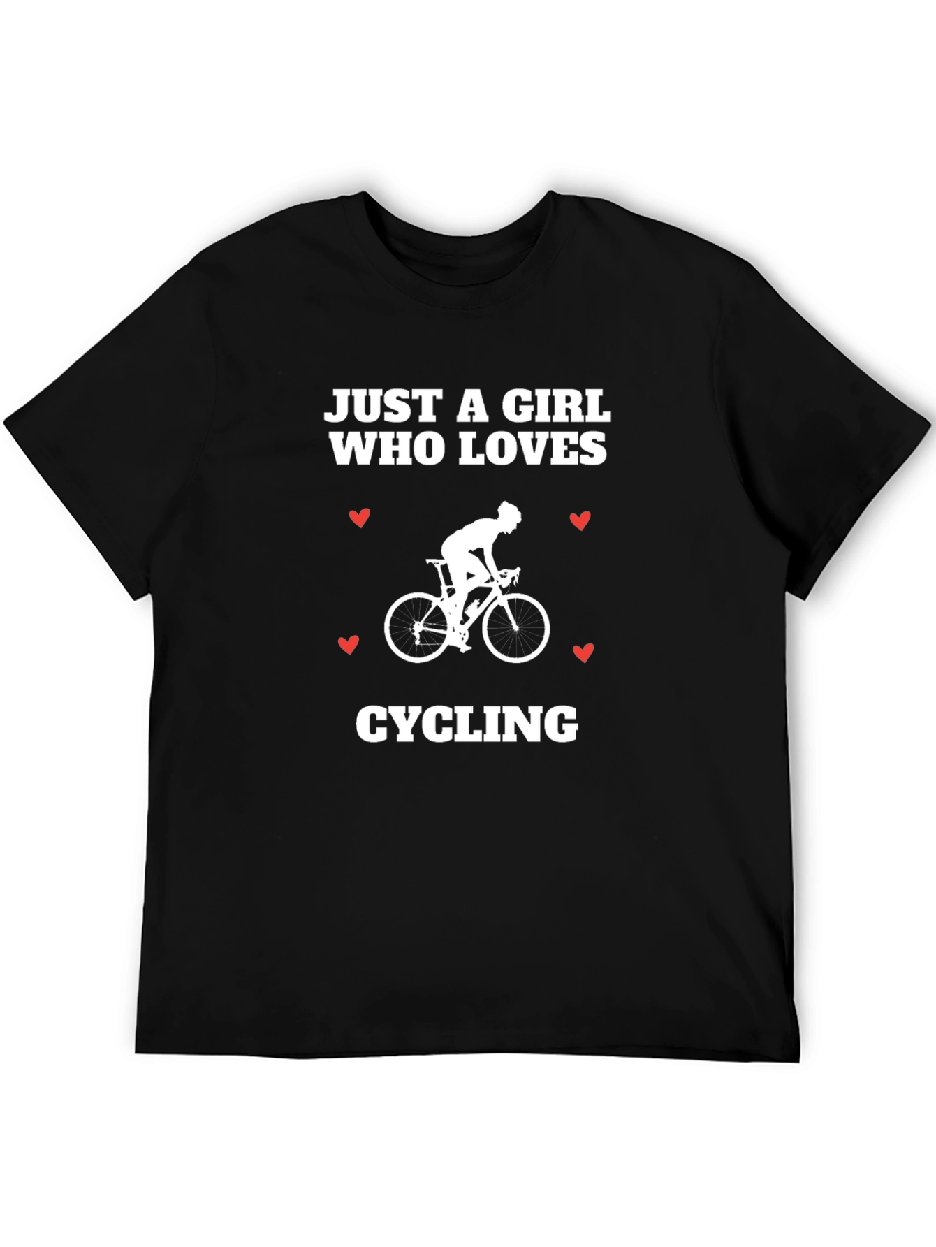 Just A Girl Who Loves Cycling T-Shirt