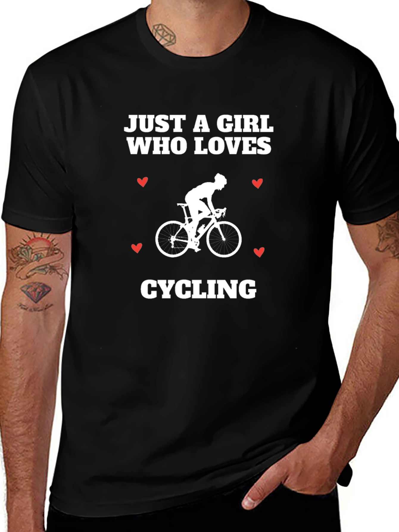 Just A Girl Who Loves Cycling T-Shirt