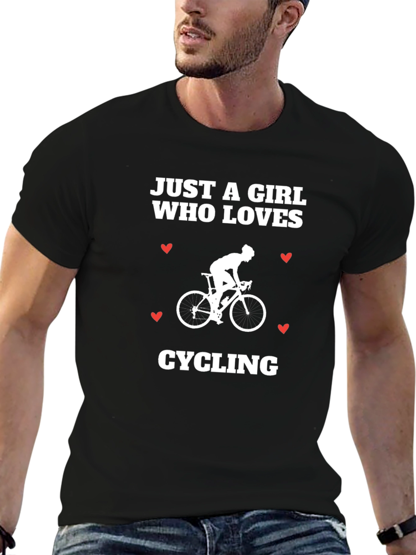 Just A Girl Who Loves Cycling T-Shirt