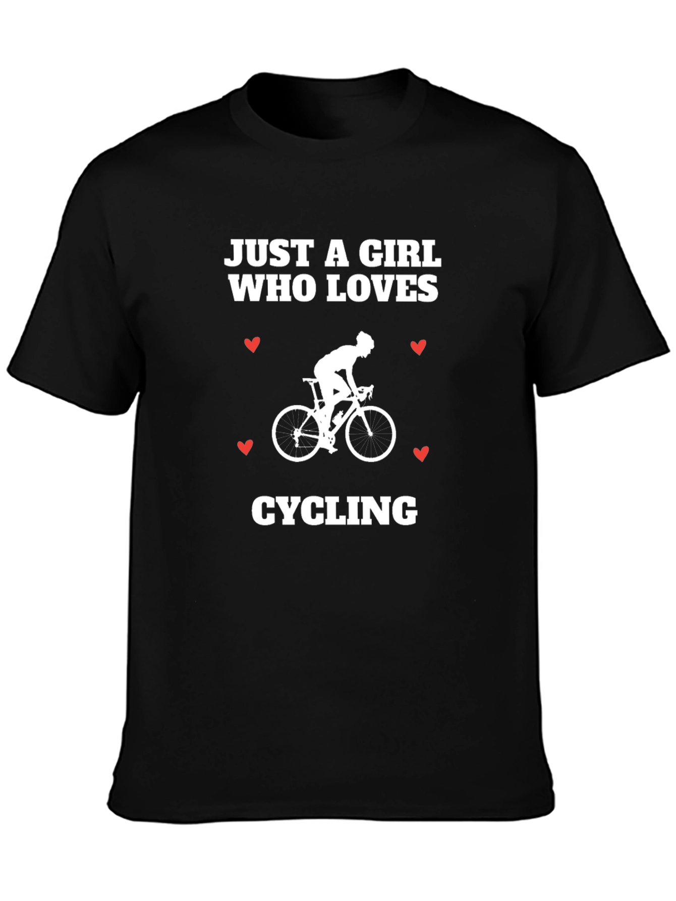 Just A Girl Who Loves Cycling T-Shirt