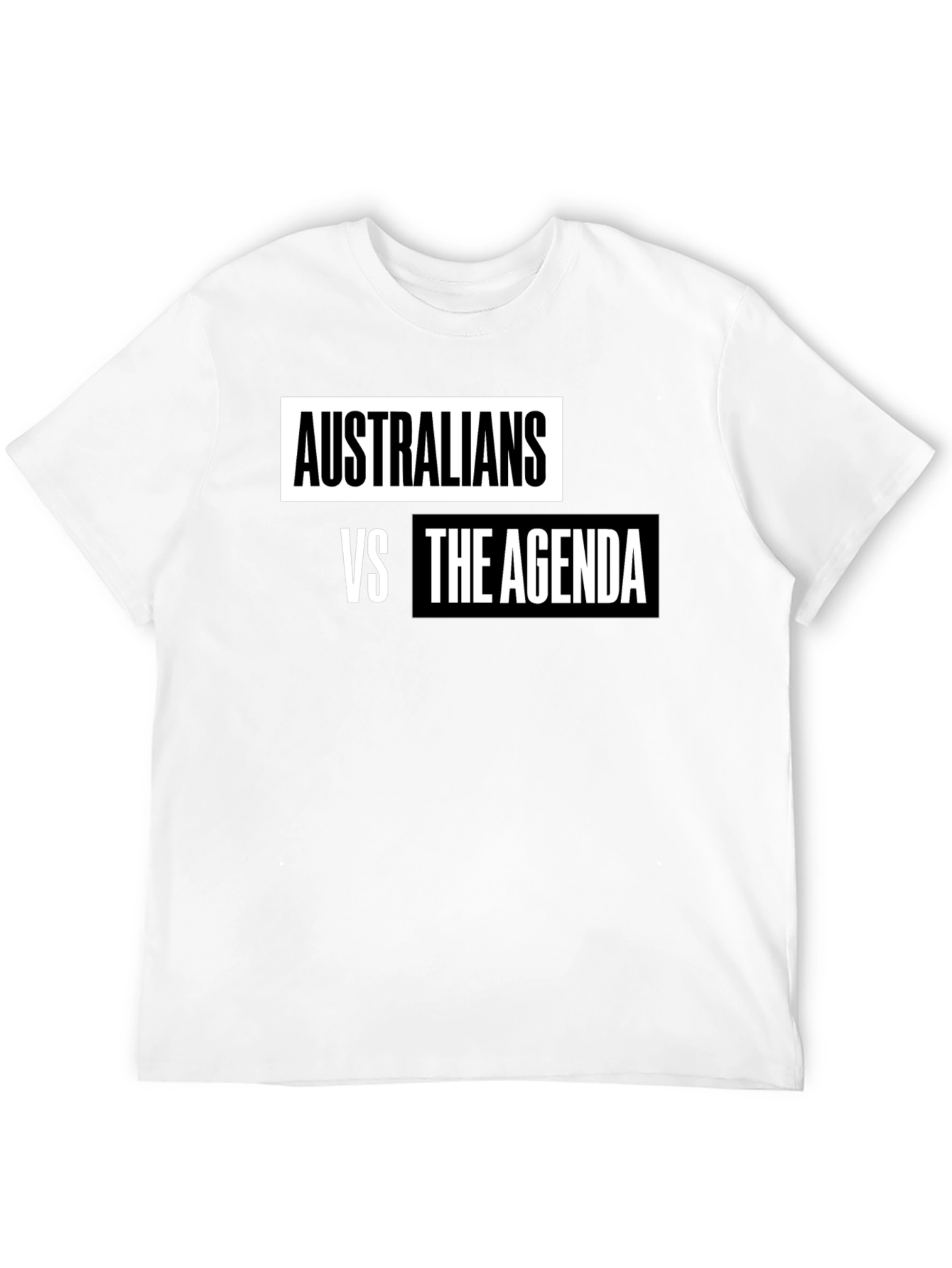 Australians vs The Agenda T-Shirt - Black