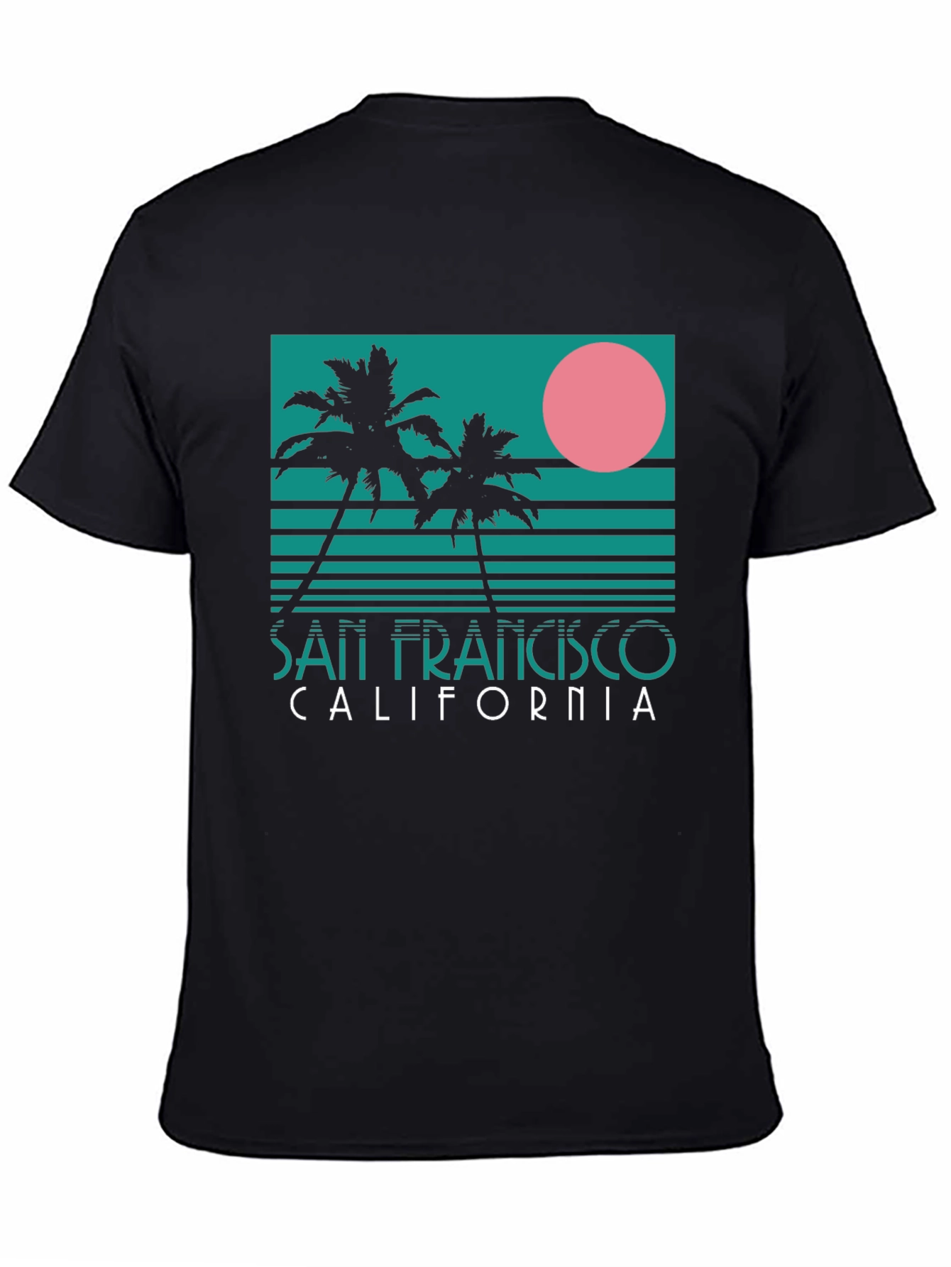 San Francisco California Palm Tree Retro T-Shirt