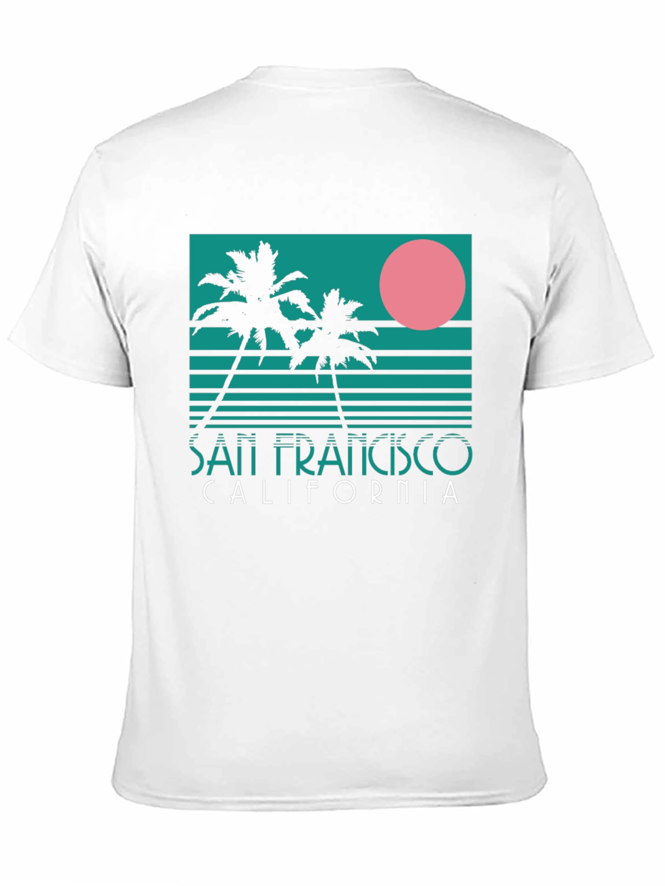 San Francisco California Palm Tree Retro T-Shirt
