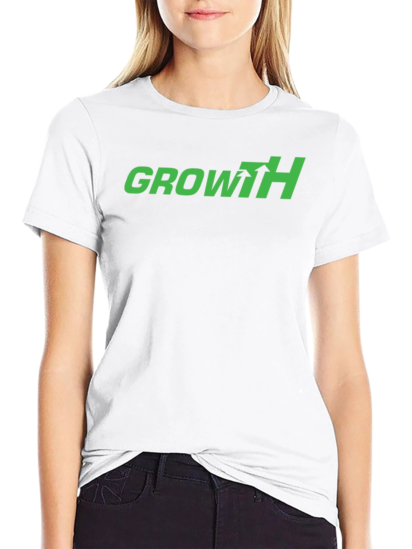 Growth Arrow Graphic Tee - Black