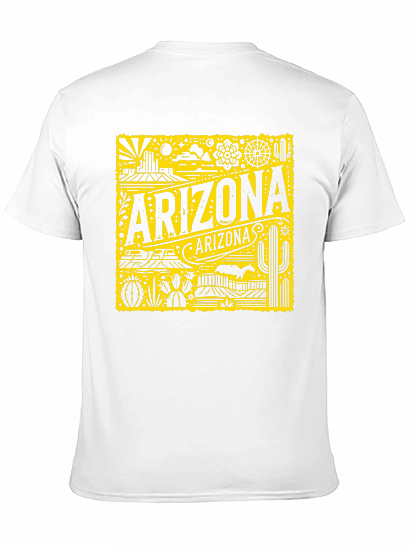 Arizona Graphic Print Black T-Shirt