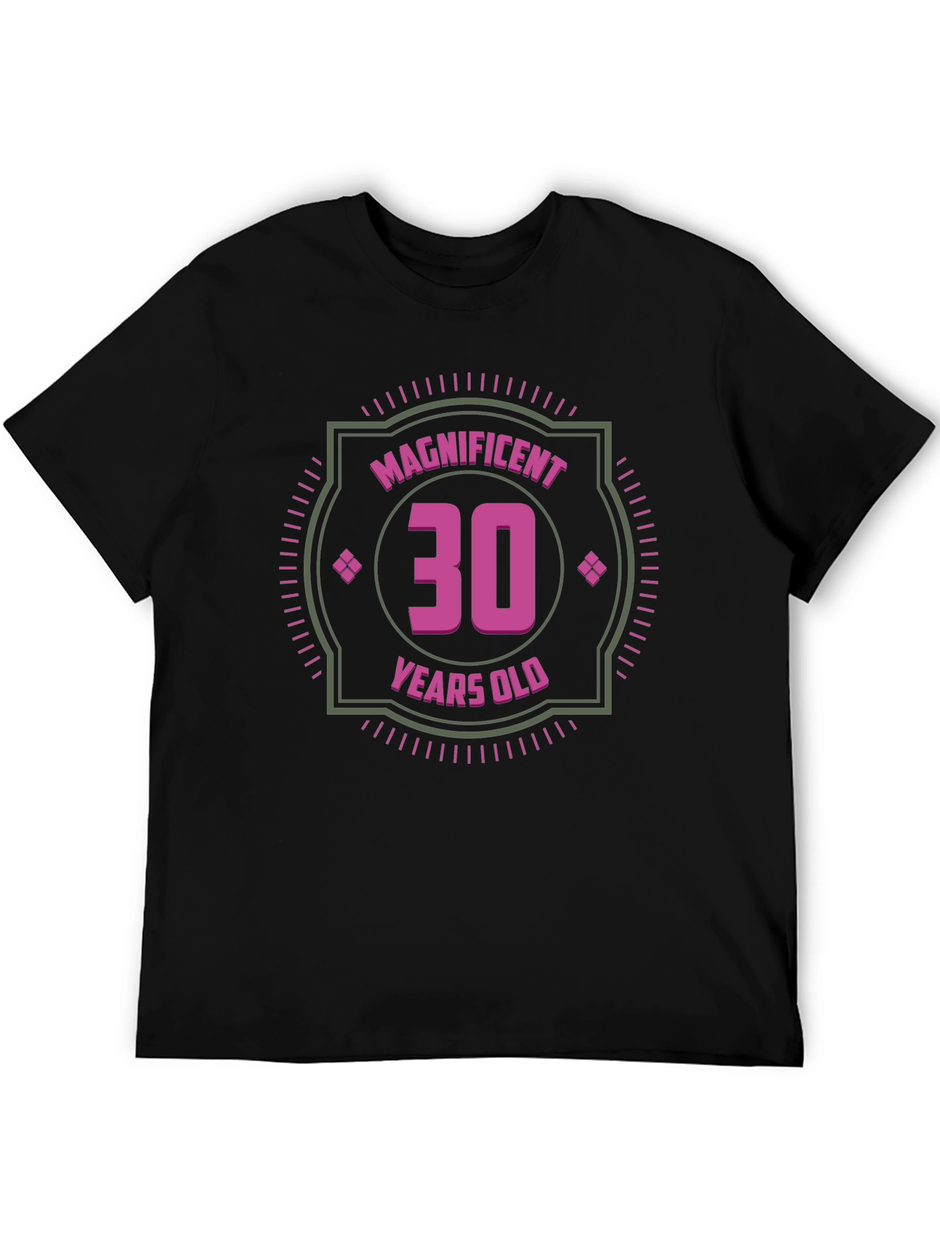 Magnificent 30th Birthday T-Shirt - Black