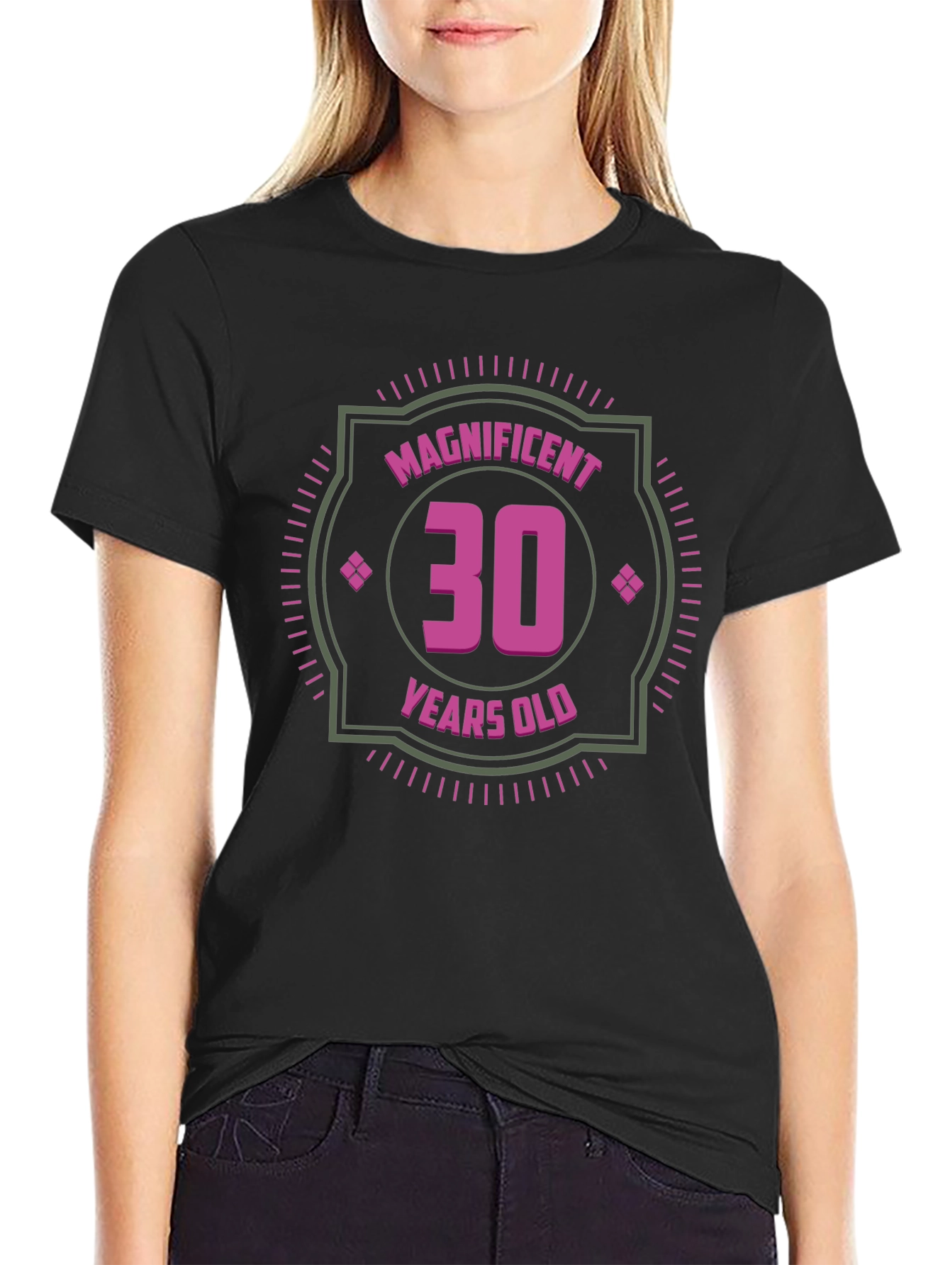 Magnificent 30th Birthday T-Shirt - Black