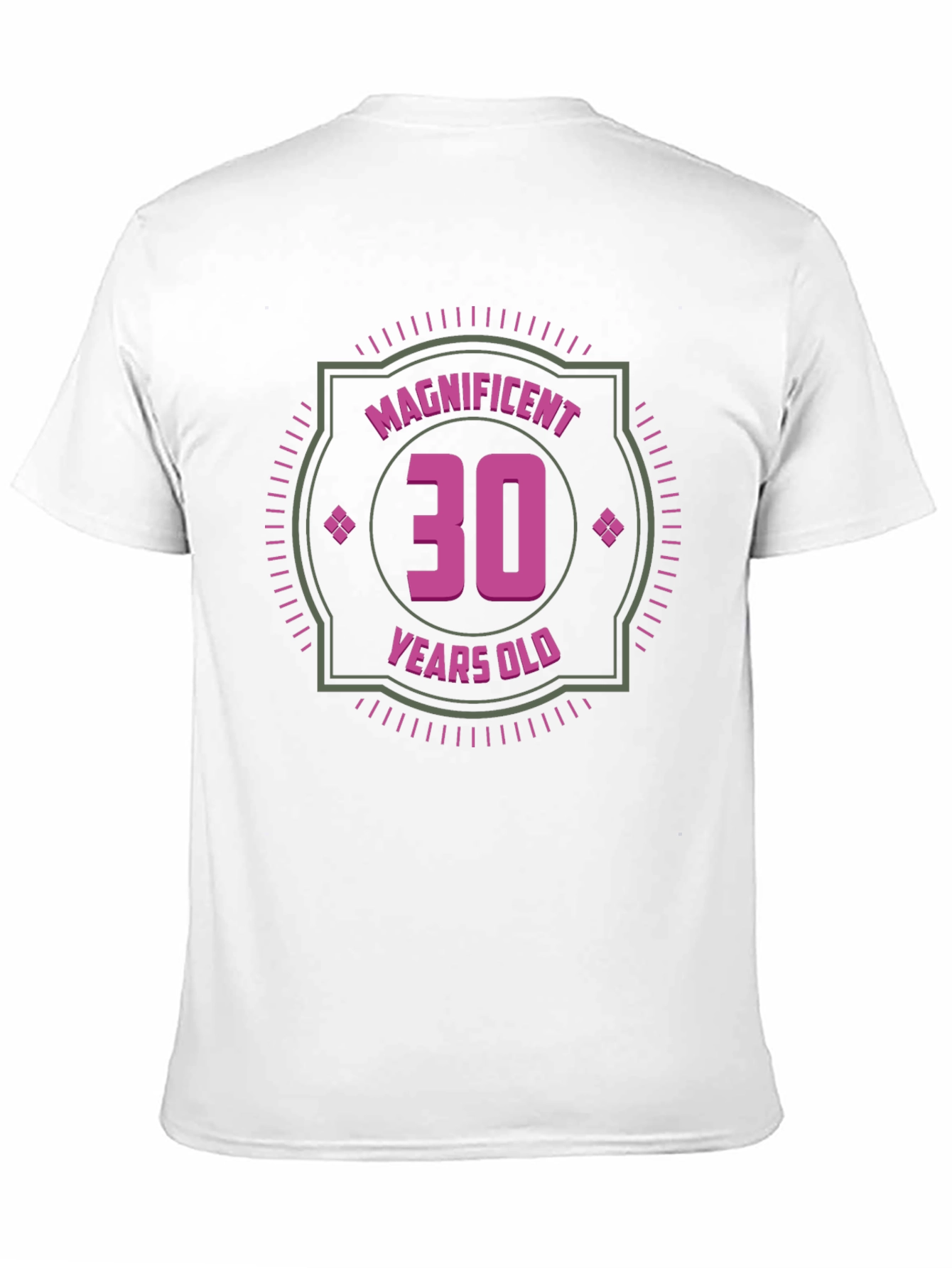 Magnificent 30th Birthday T-Shirt - Black
