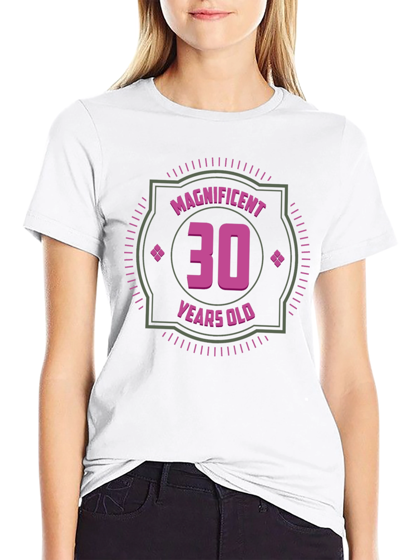 Magnificent 30th Birthday T-Shirt - Black