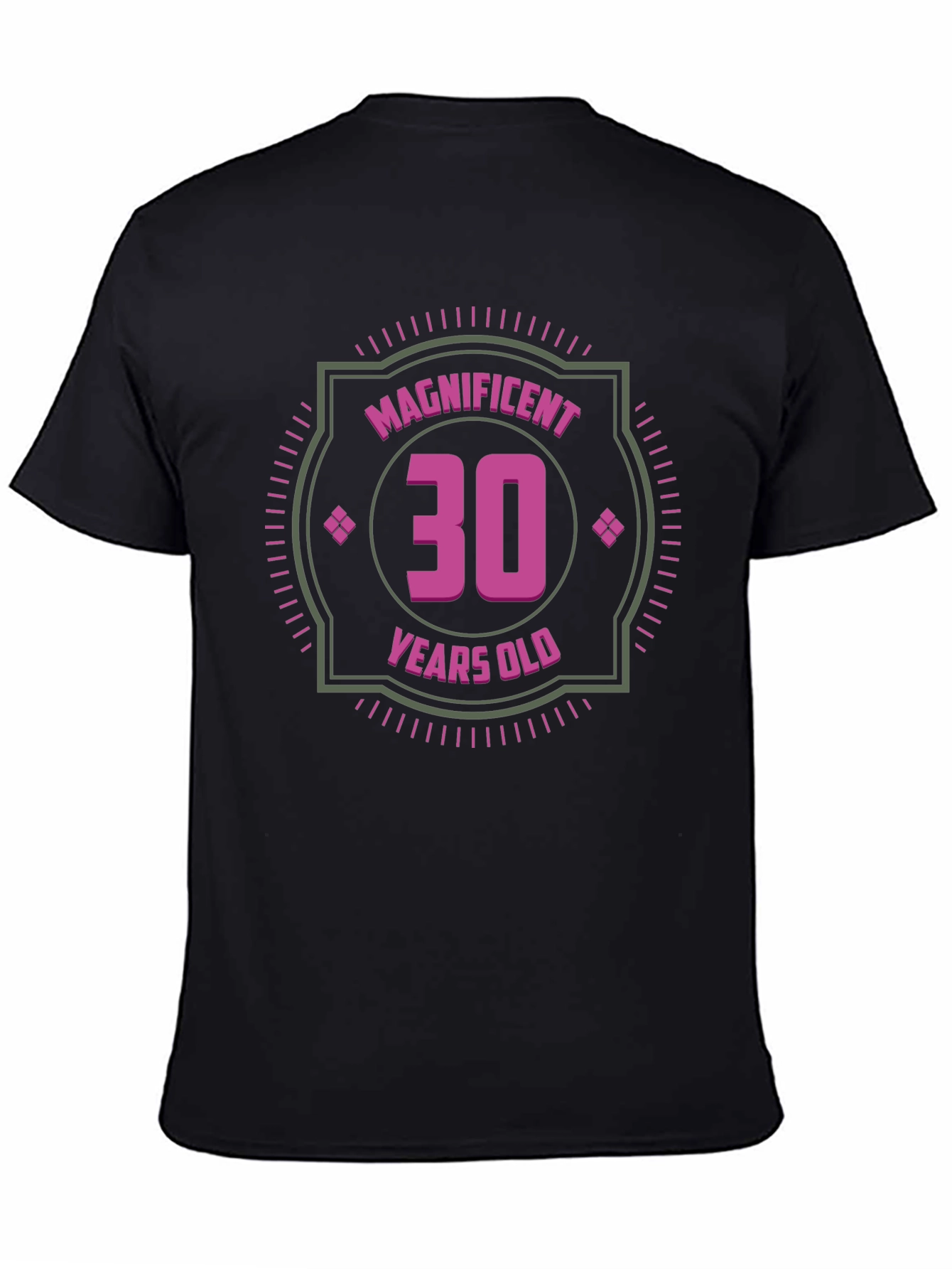Magnificent 30th Birthday T-Shirt - Black