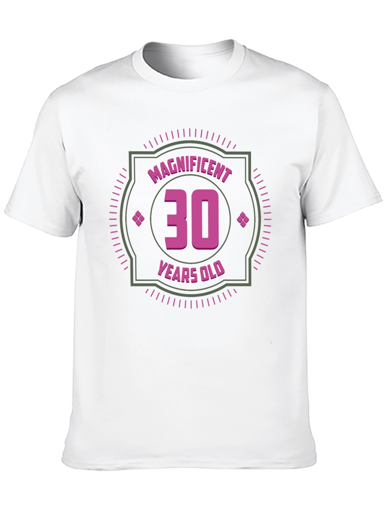Magnificent 30th Birthday T-Shirt - Black