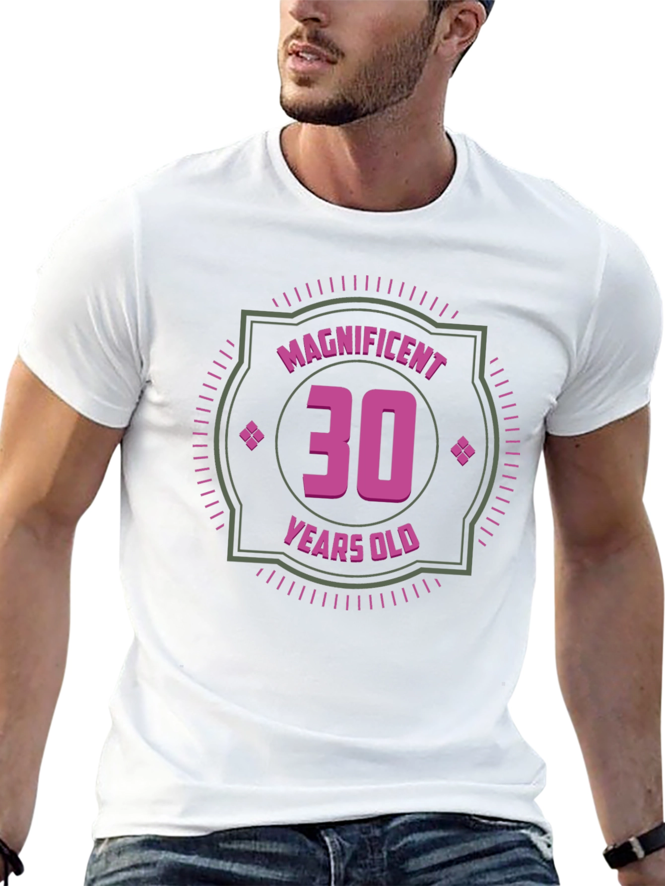 Magnificent 30th Birthday T-Shirt - Black