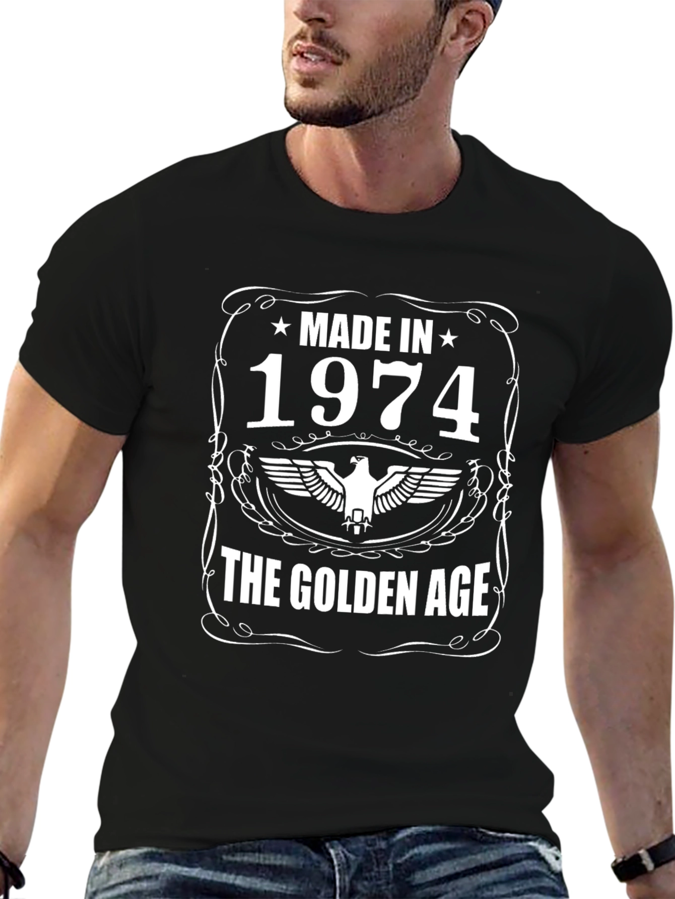 Made in 1974 Golden Age Graphic T-Shirt