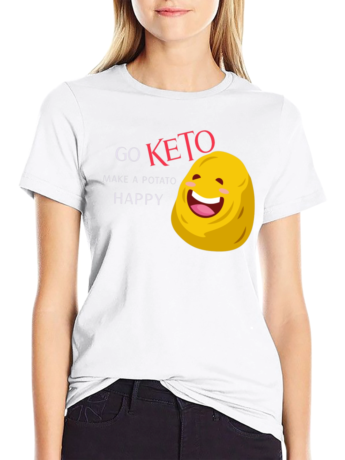 Go Keto Make a Potato Happy T-Shirt