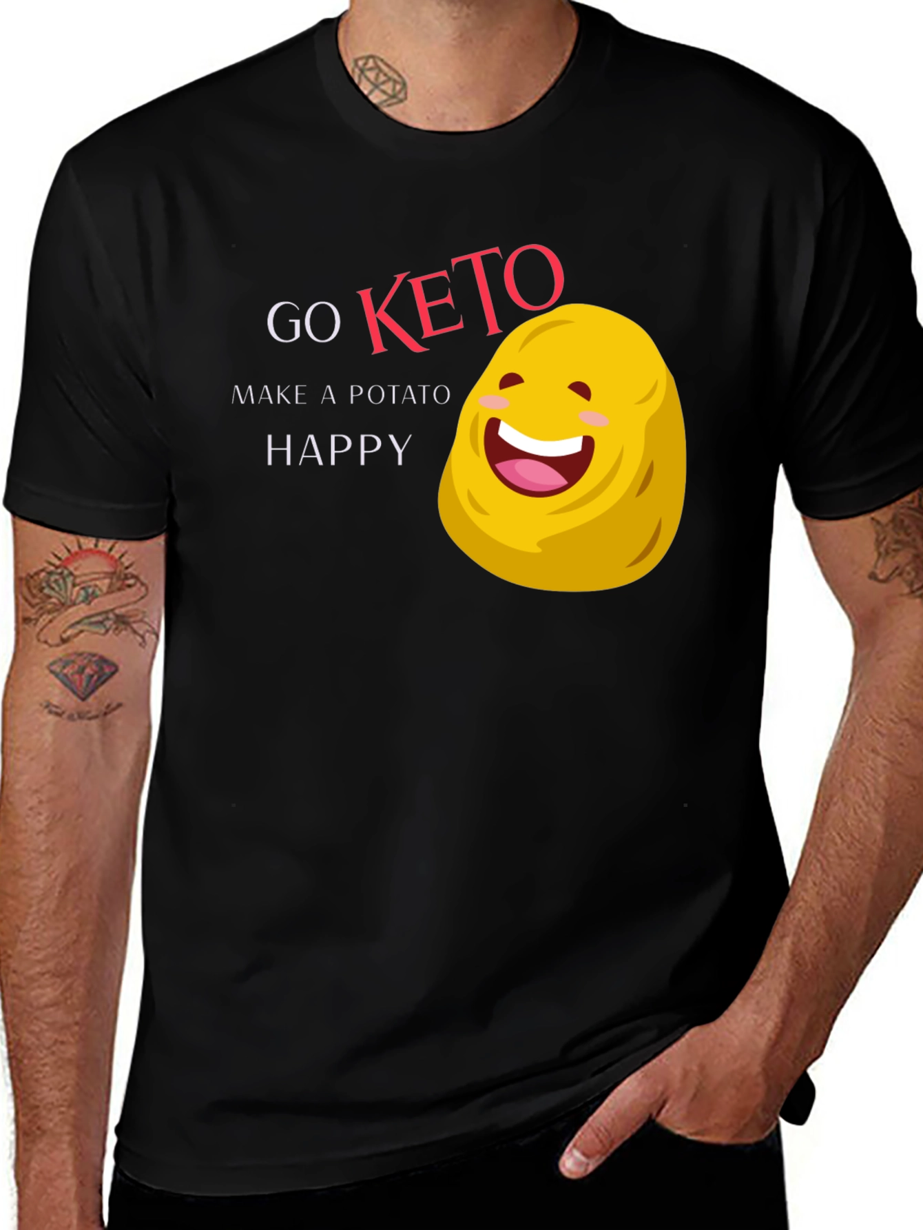 Go Keto Make a Potato Happy T-Shirt