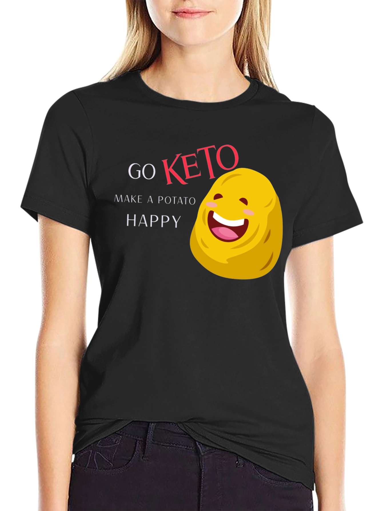 Go Keto Make a Potato Happy T-Shirt