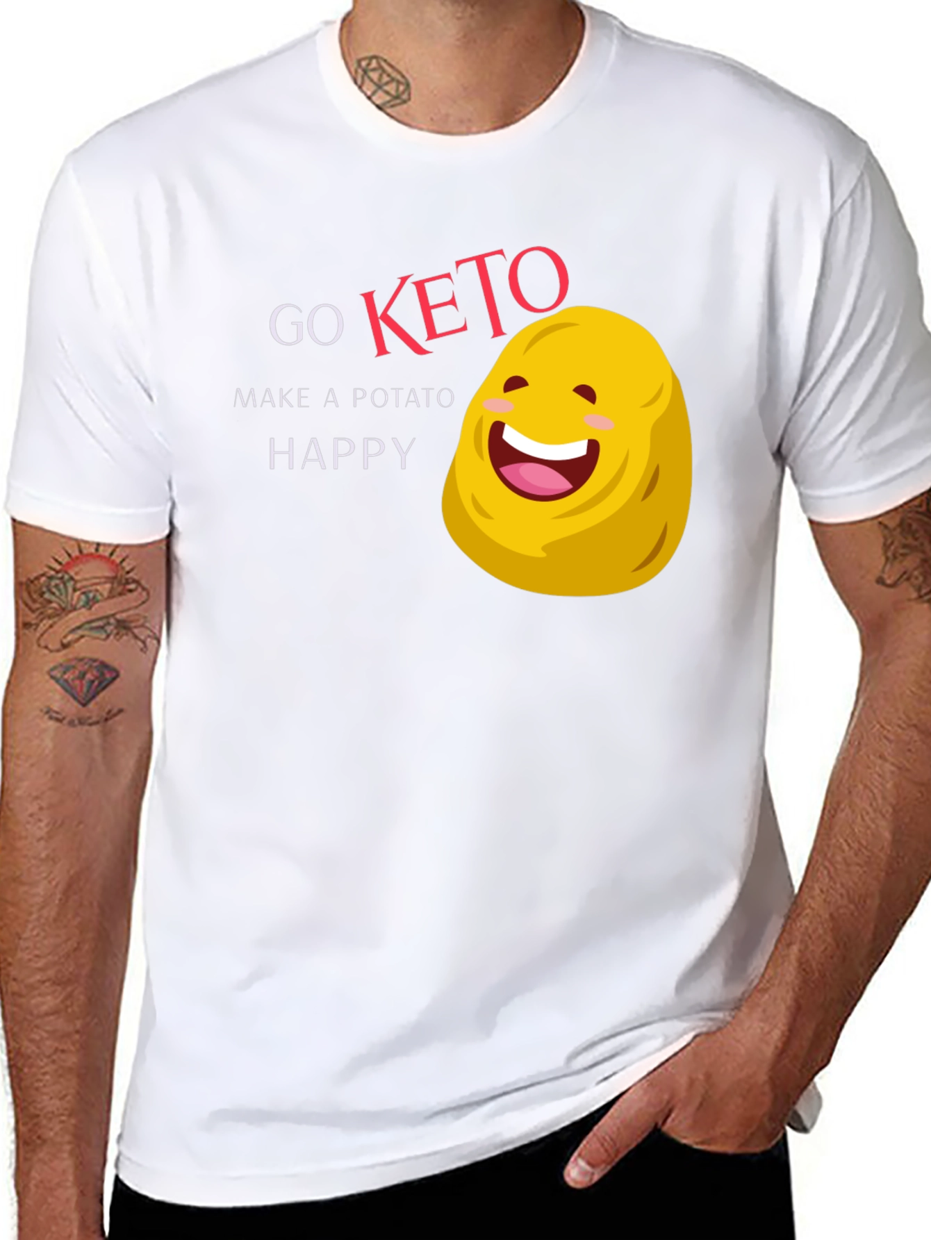 Go Keto Make a Potato Happy T-Shirt