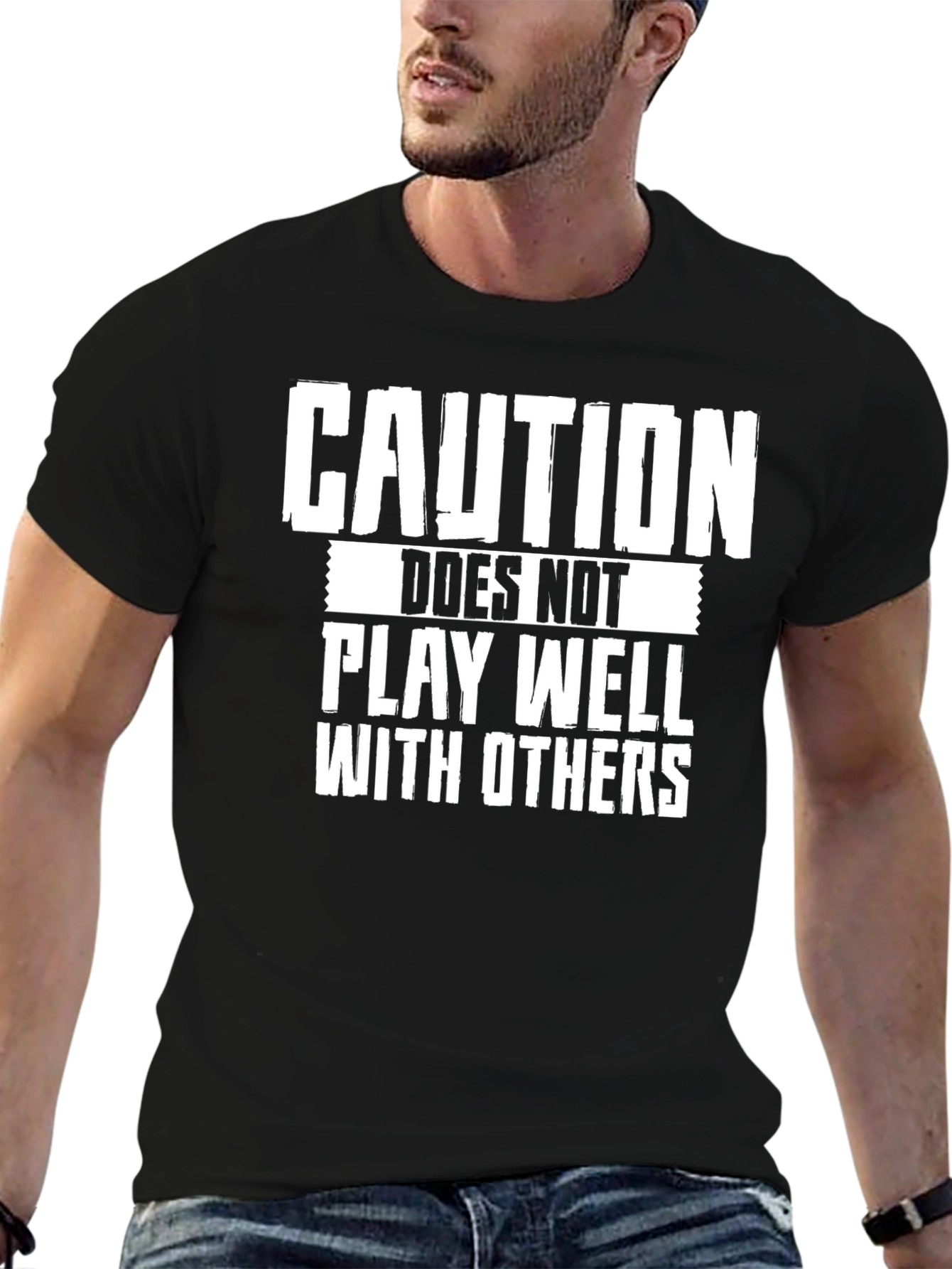 Caution T-Shirt: Doesnt Play Well With Others