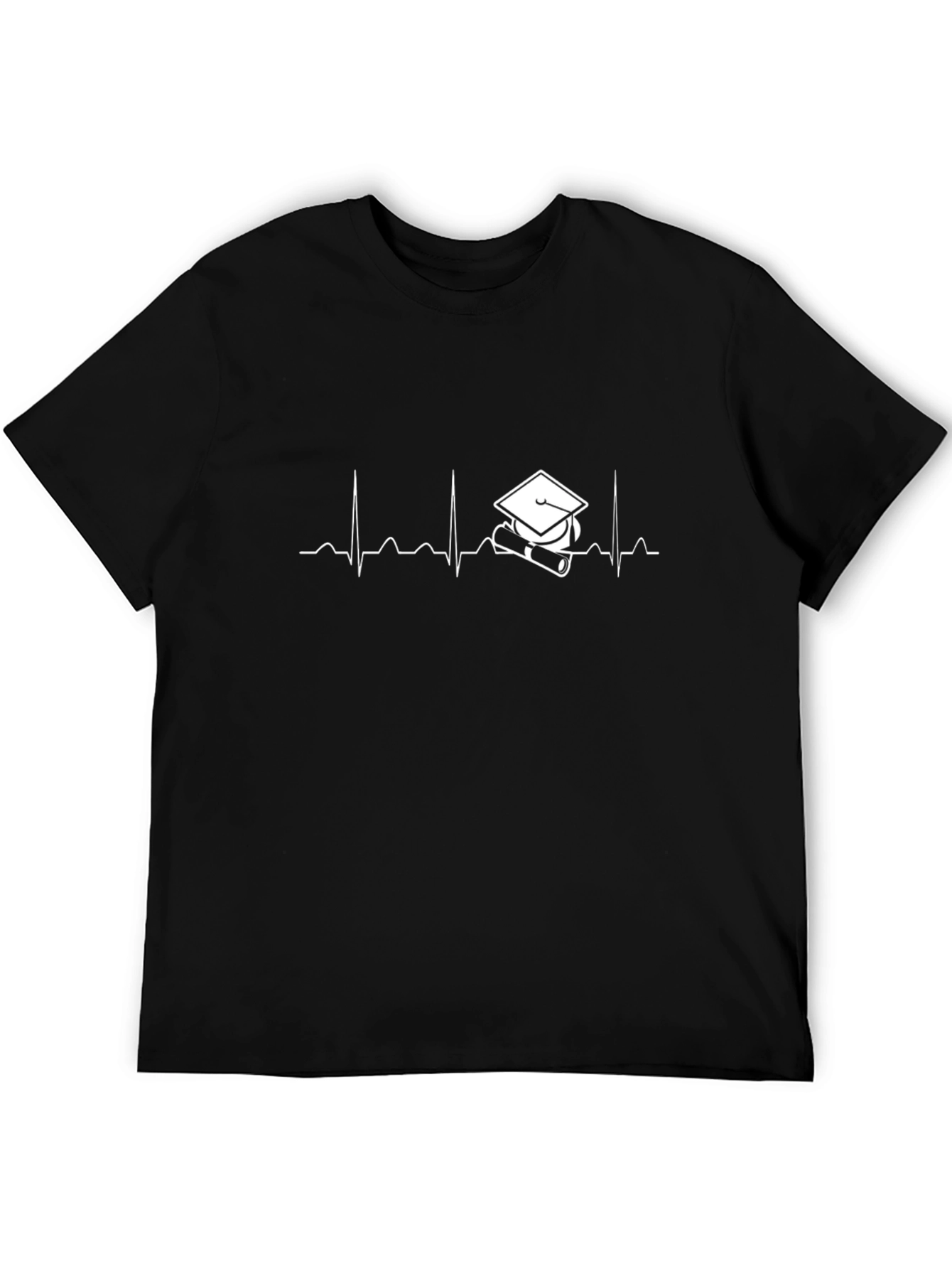 Graduation Heartbeat T-Shirt - Celebrate Academic Success