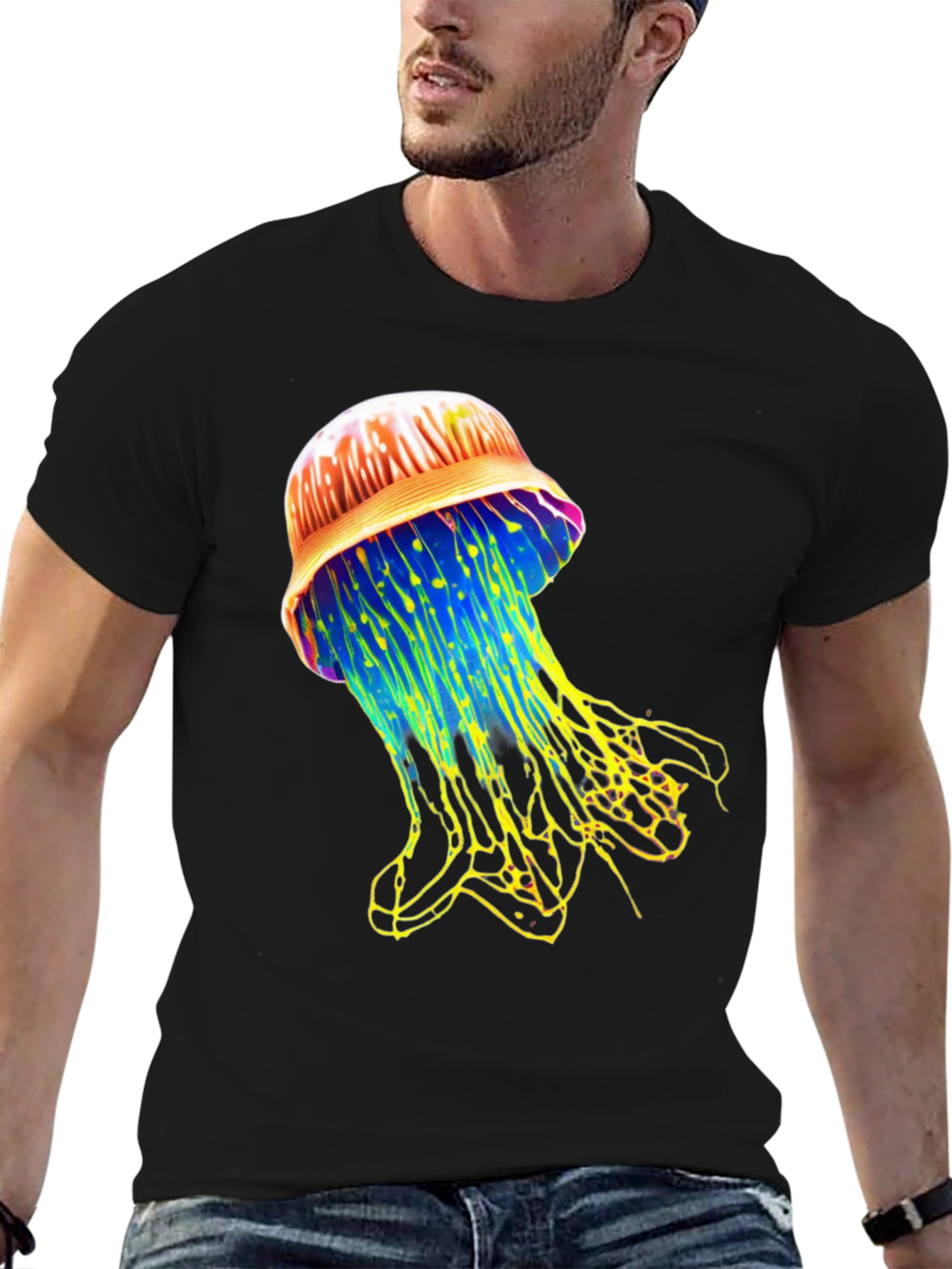 Jellyfish Graphic Tee - Unique Design