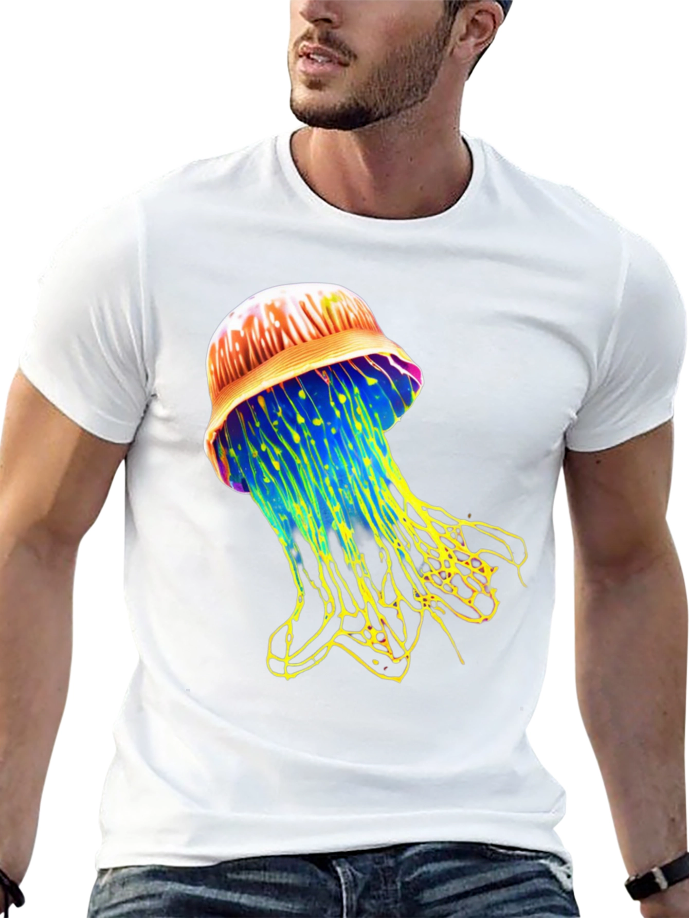 Jellyfish Graphic Tee - Unique Design