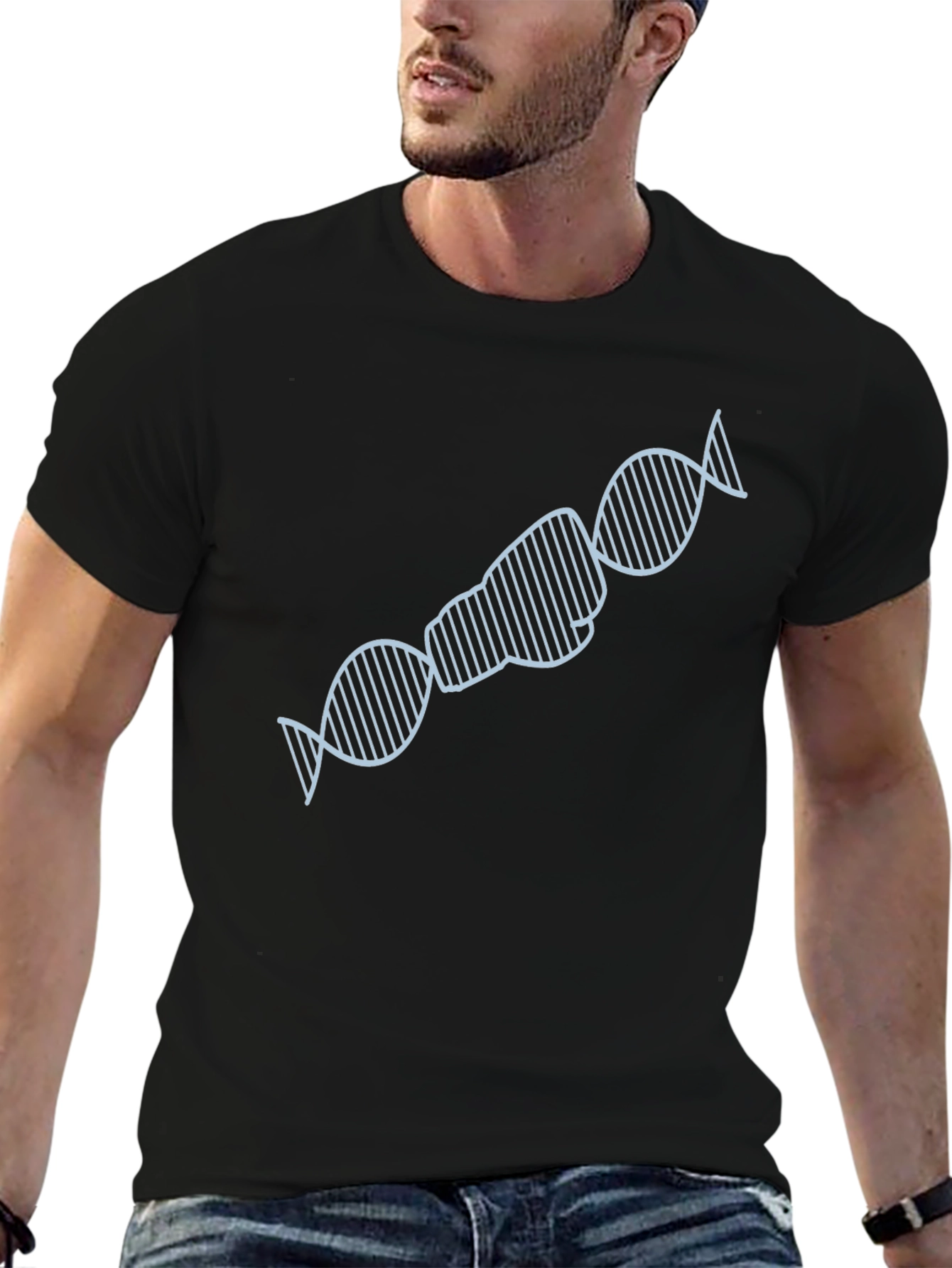 DNA Punch Black Tee