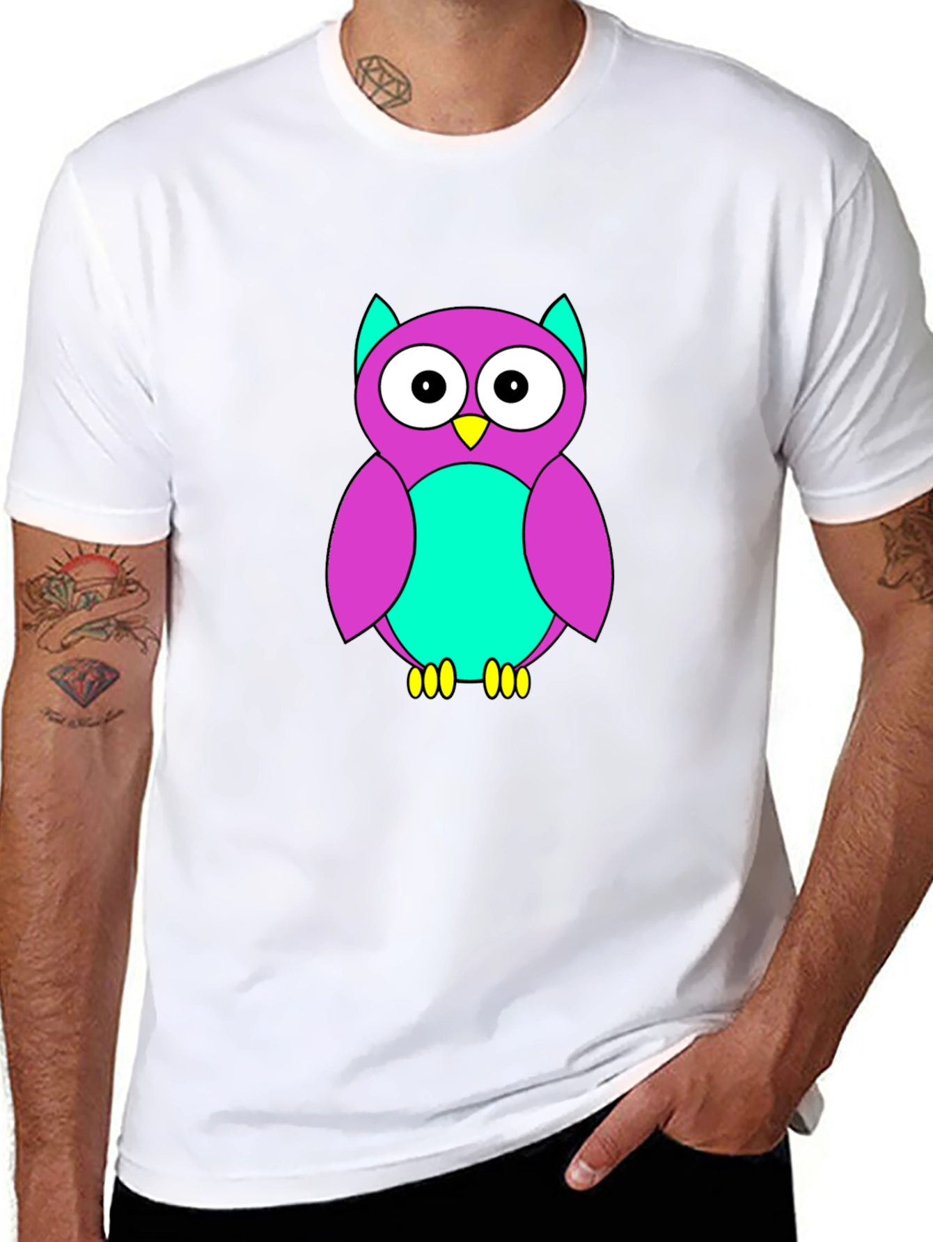 Fun Owl Graphic Tee - Soft & Stylish