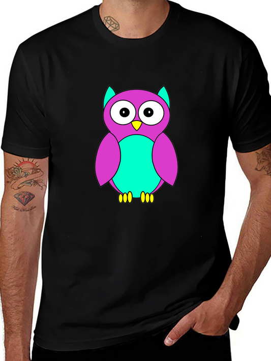 Fun Owl Graphic Tee - Soft & Stylish