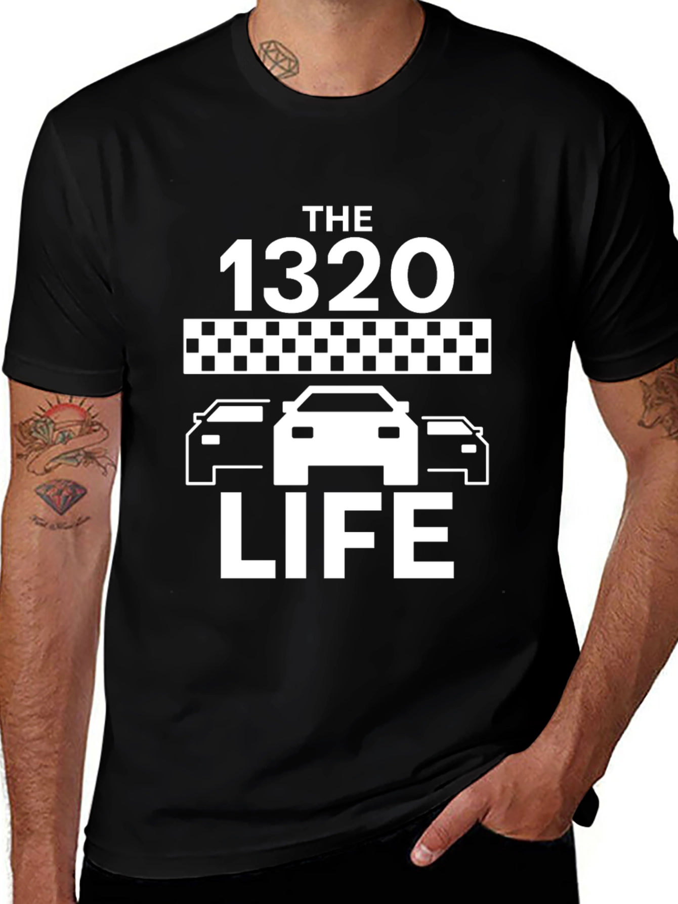 The 1320 Life Black Graphic Tee