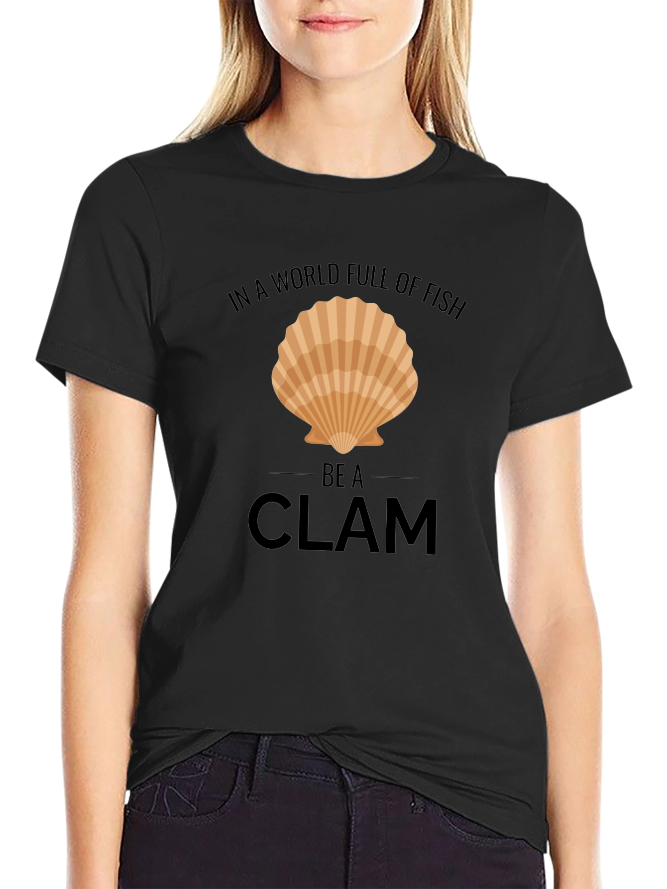 Be a Clam T-Shirt - Funny Graphic Tee