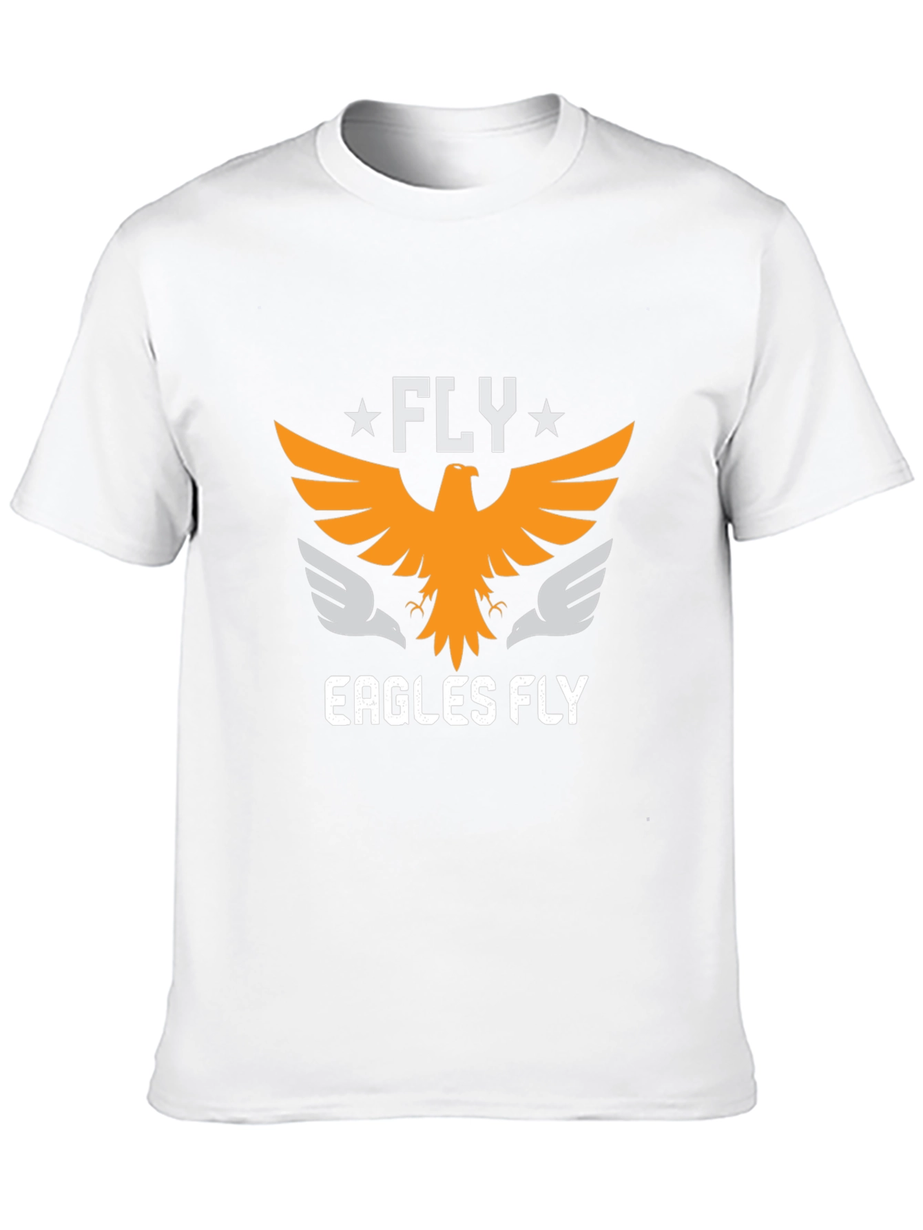 Fly Eagles Fly Black Graphic Tee