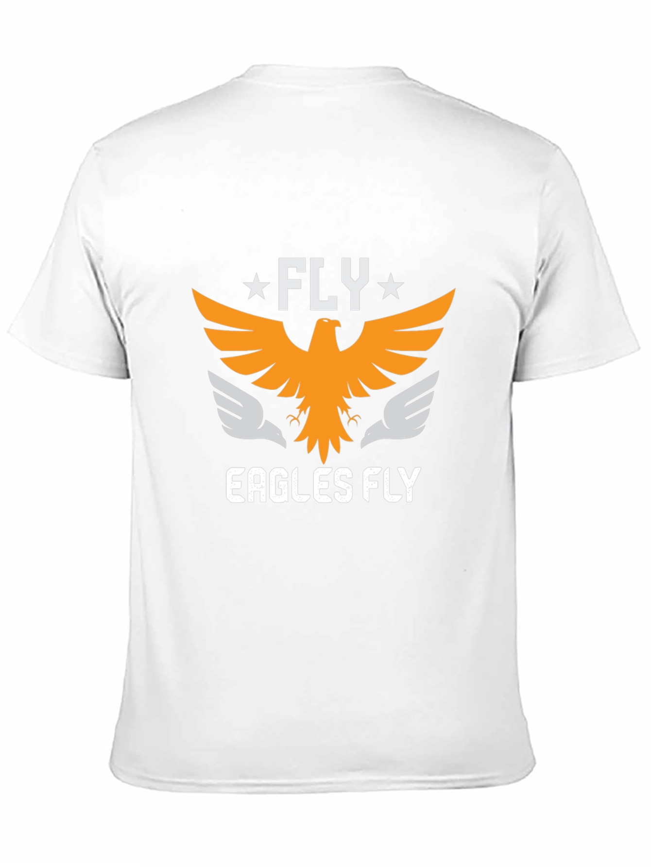 Fly Eagles Fly Black Graphic Tee