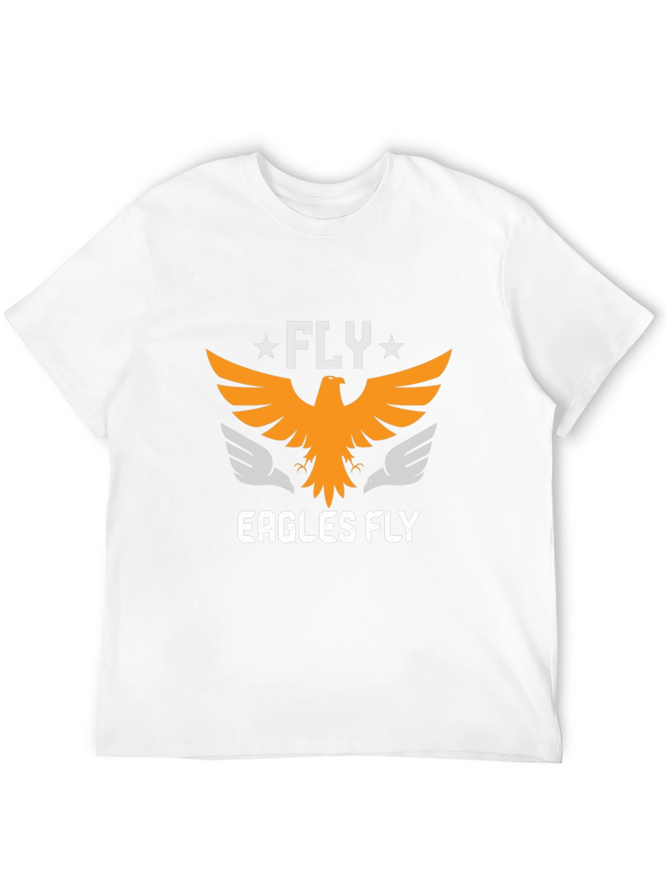 Fly Eagles Fly Black Graphic Tee