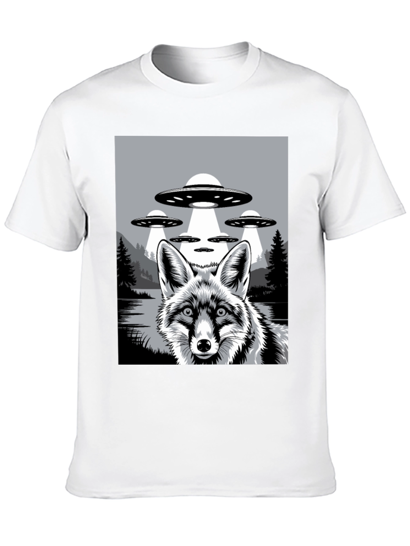 Fox UFO Graphic T-Shirt
