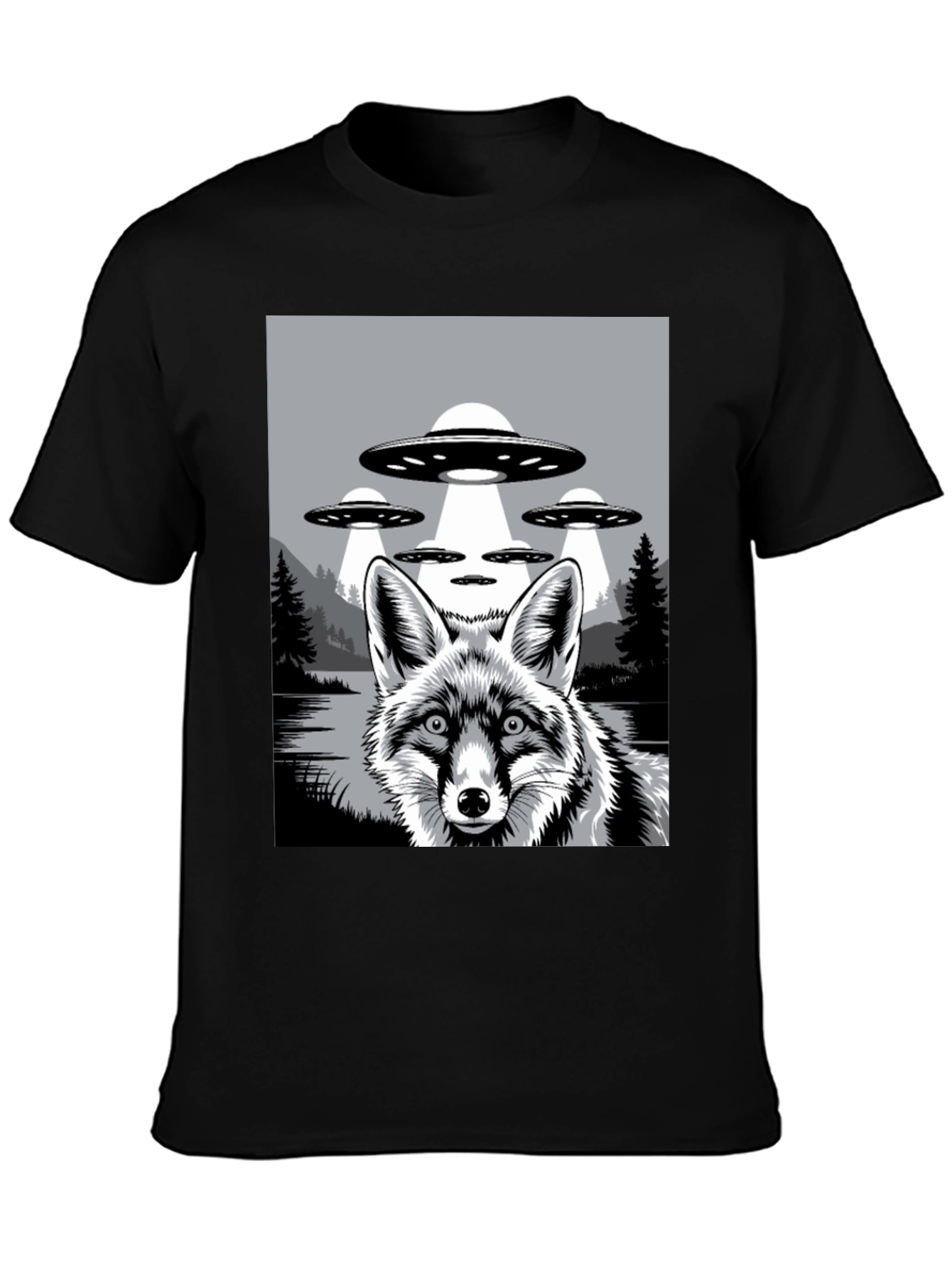 Fox UFO Graphic T-Shirt