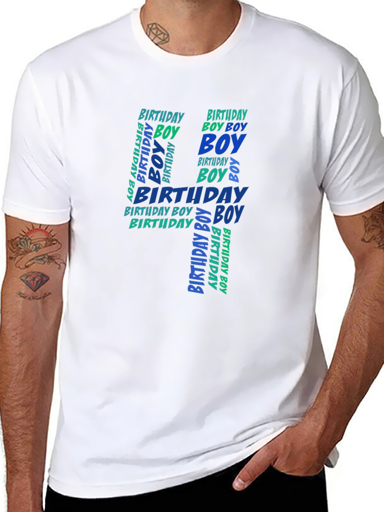 Birthday Boy Number 4 T-Shirt