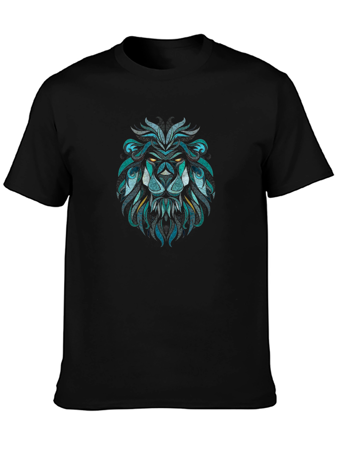 Lion Graphic Black T-Shirt