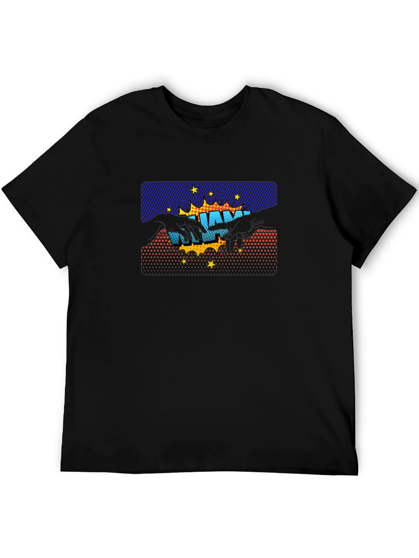 Pop Art Creation Black T-Shirt