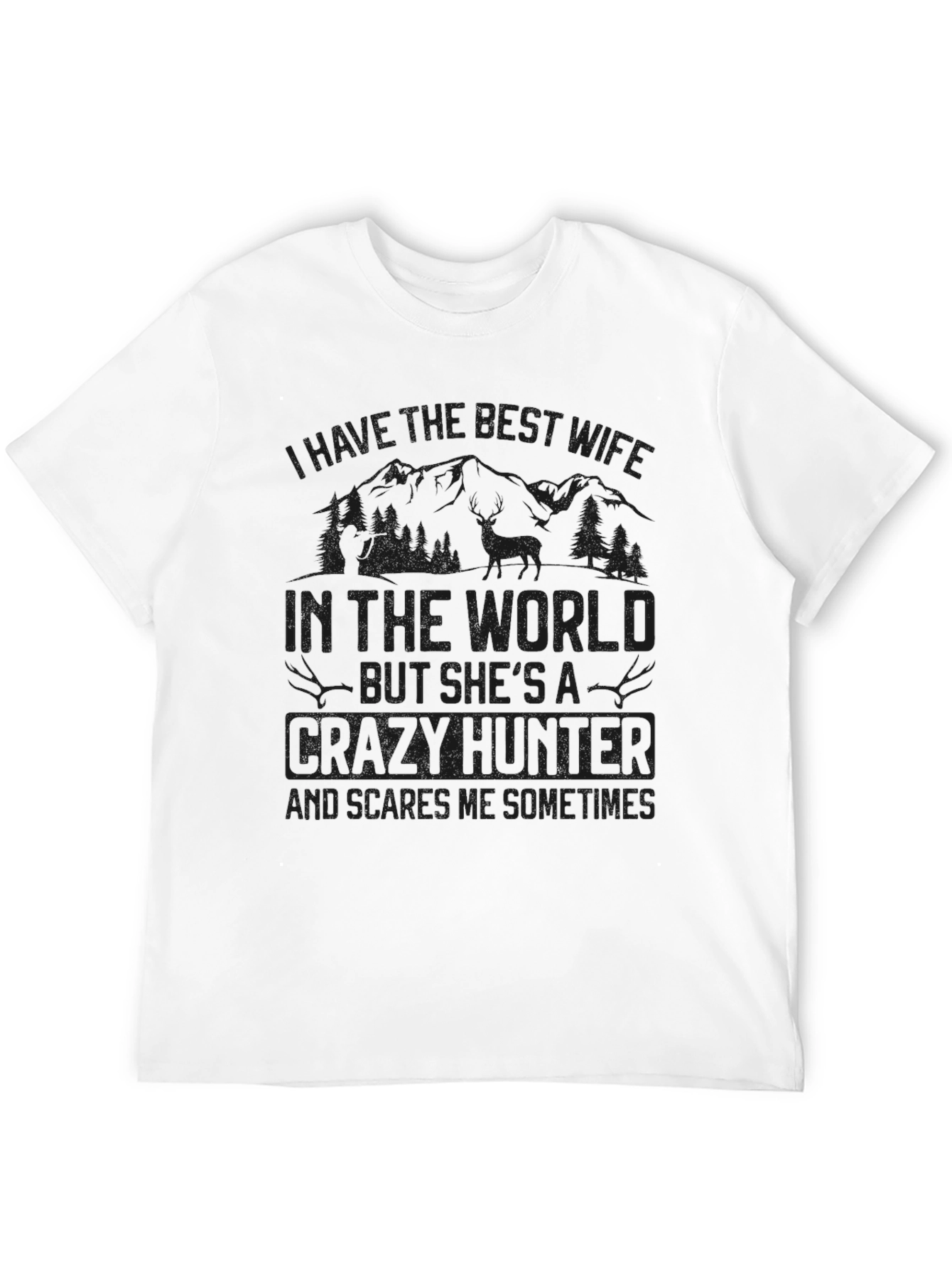 Crazy Hunter Wife Graphic Tee